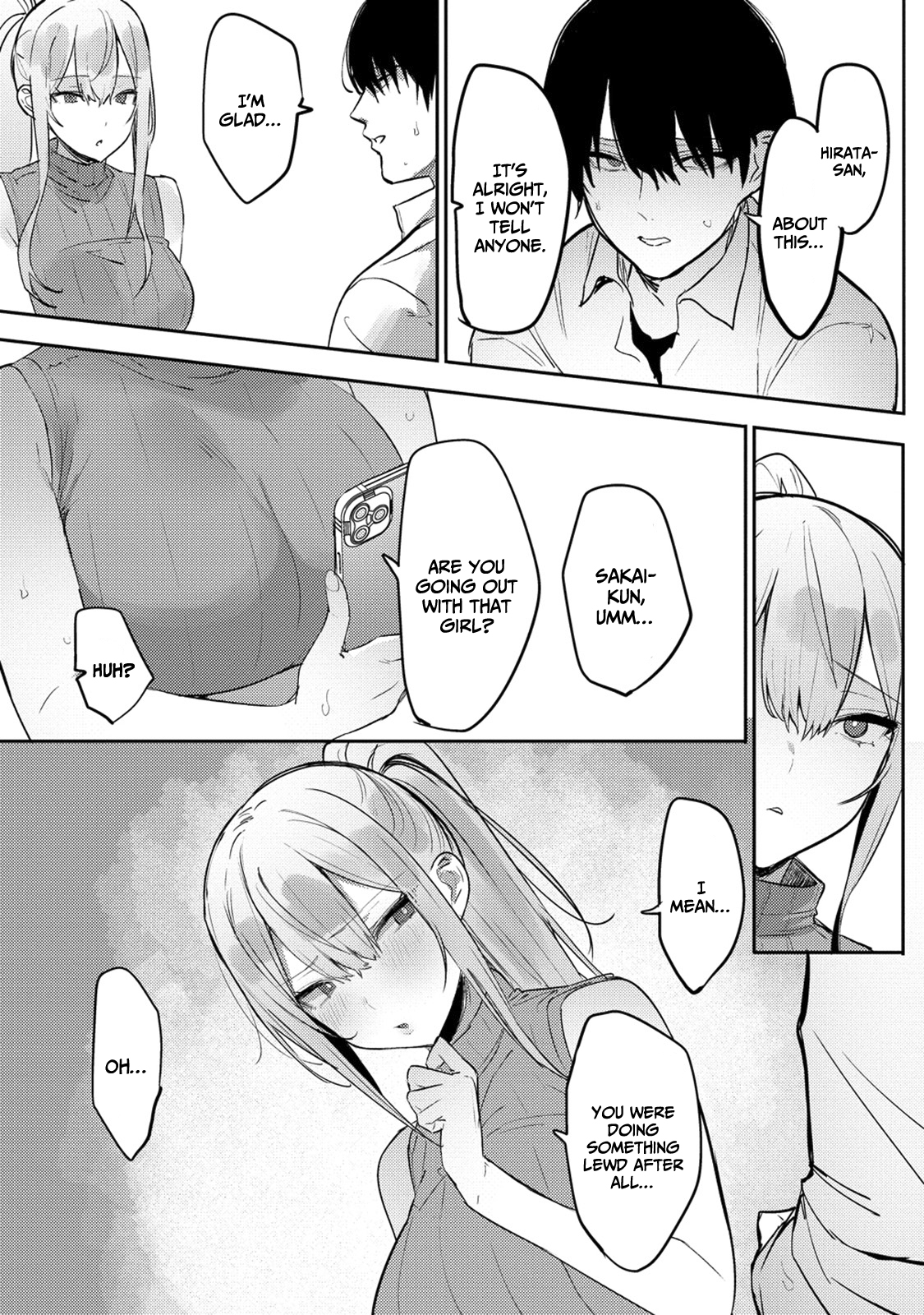 Halaman dari Mukuchina Miyashita-san no Shikiyoku Channel Chapter 6