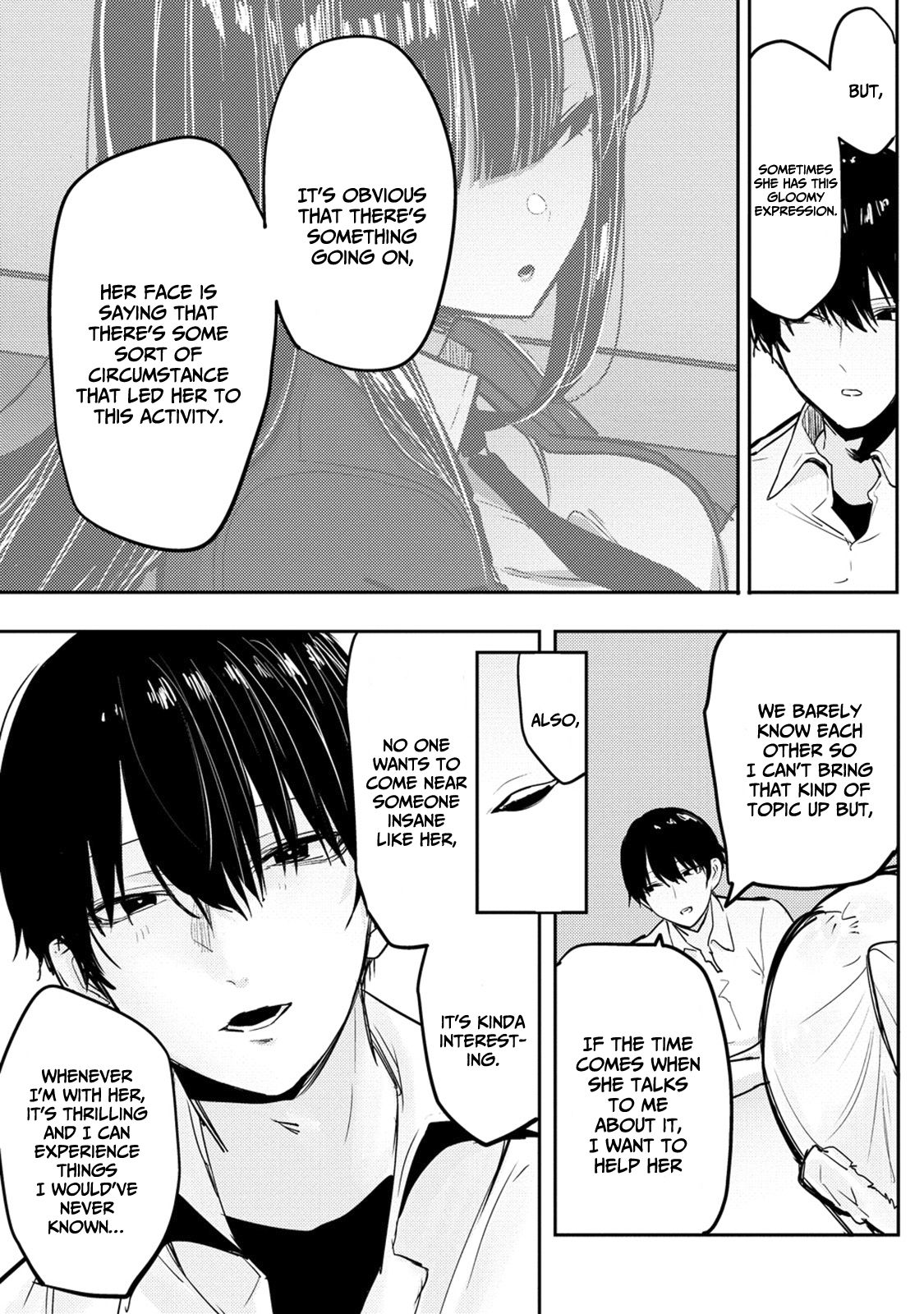 Halaman dari Mukuchina Miyashita-san no Shikiyoku Channel Chapter 6