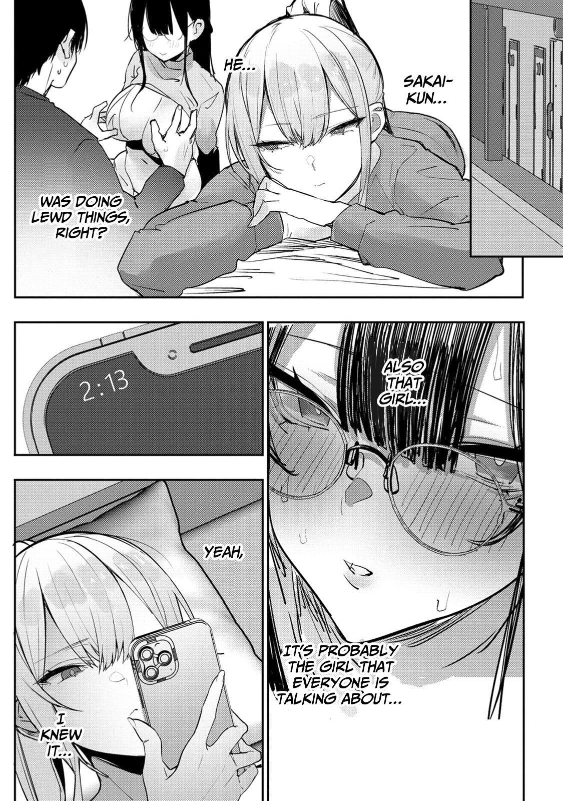 Halaman dari Mukuchina Miyashita-san no Shikiyoku Channel Chapter 6