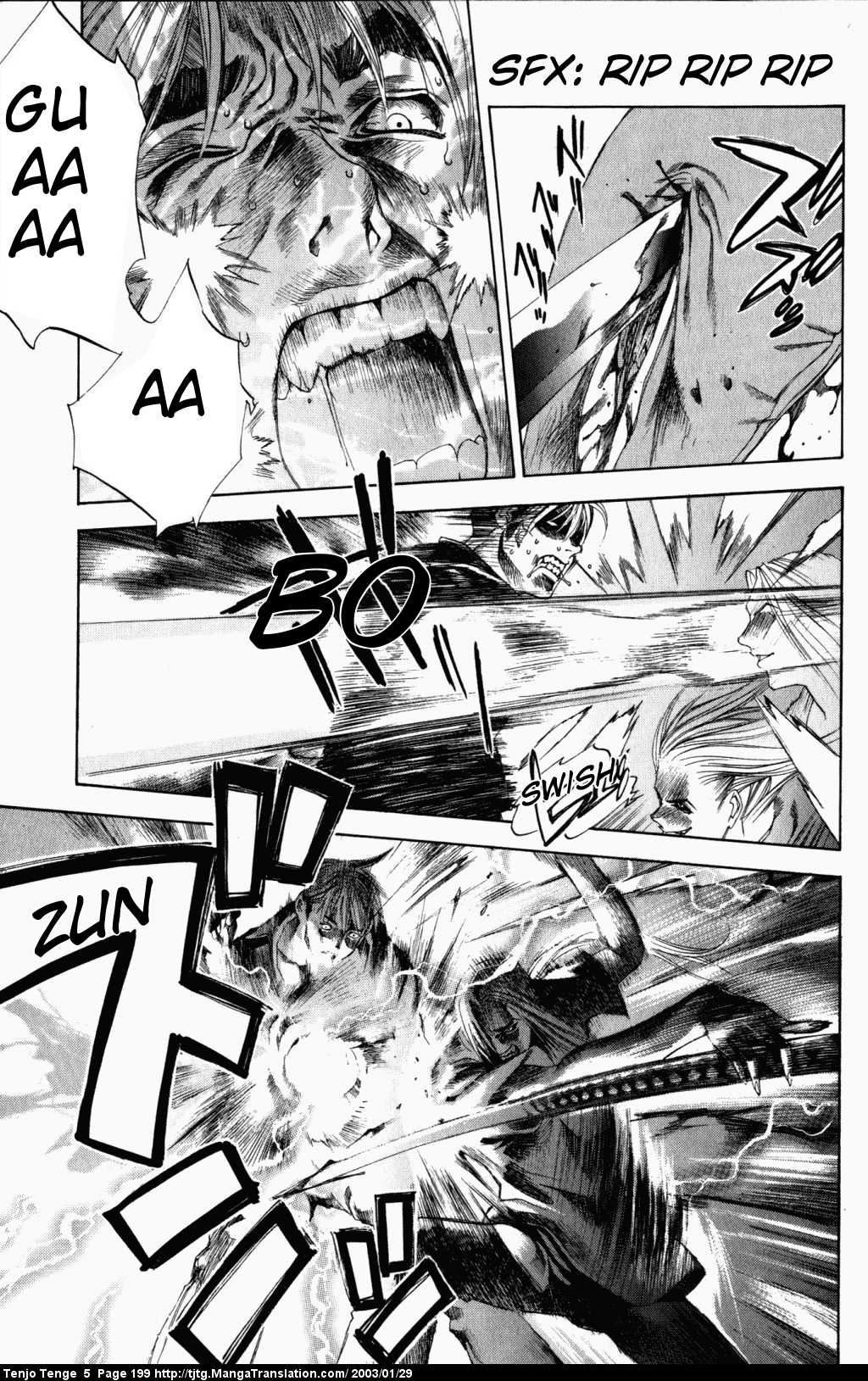 Halaman dari Tenjou Tenge Chapter 33