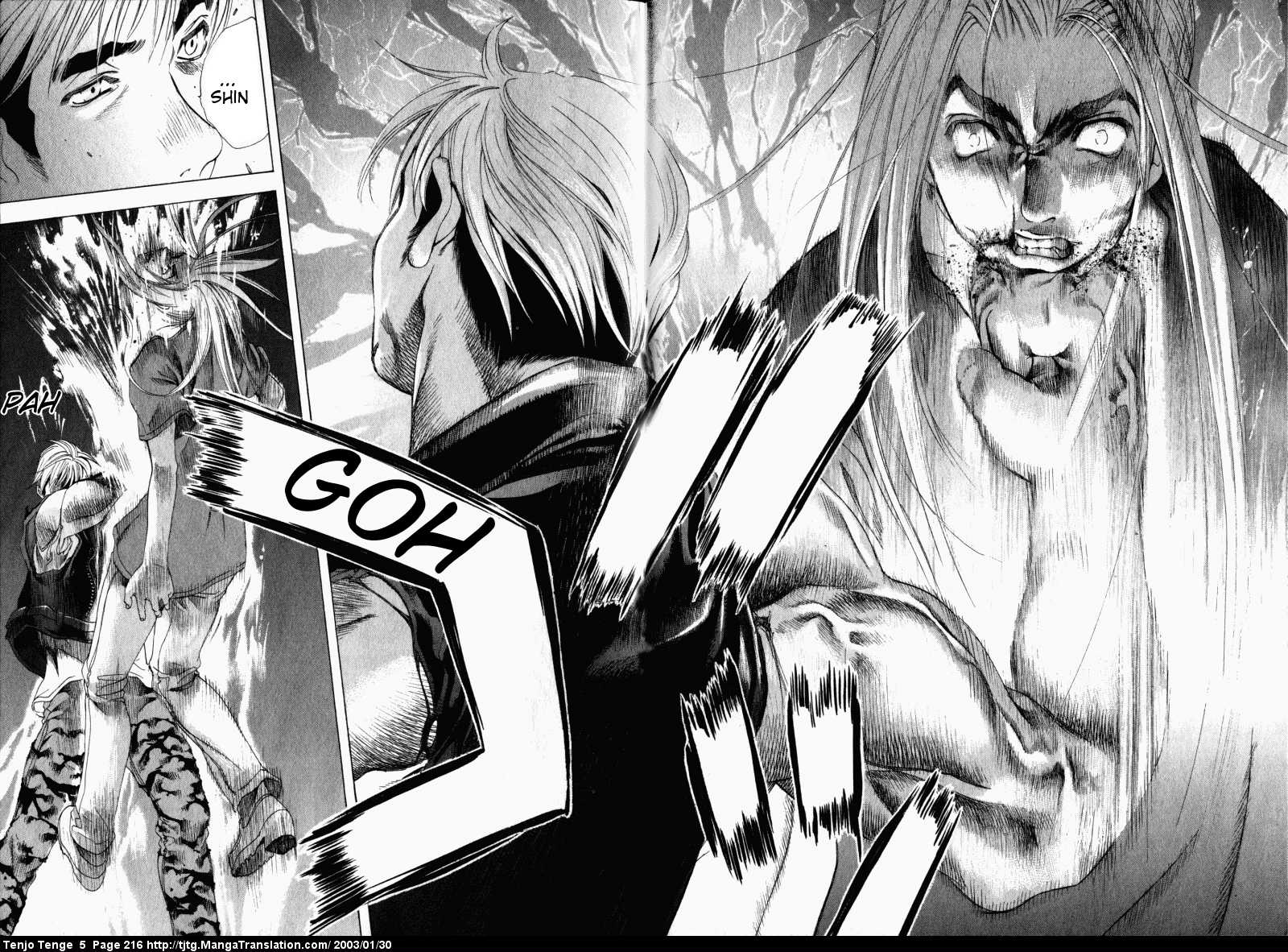 Halaman dari Tenjou Tenge Chapter 33