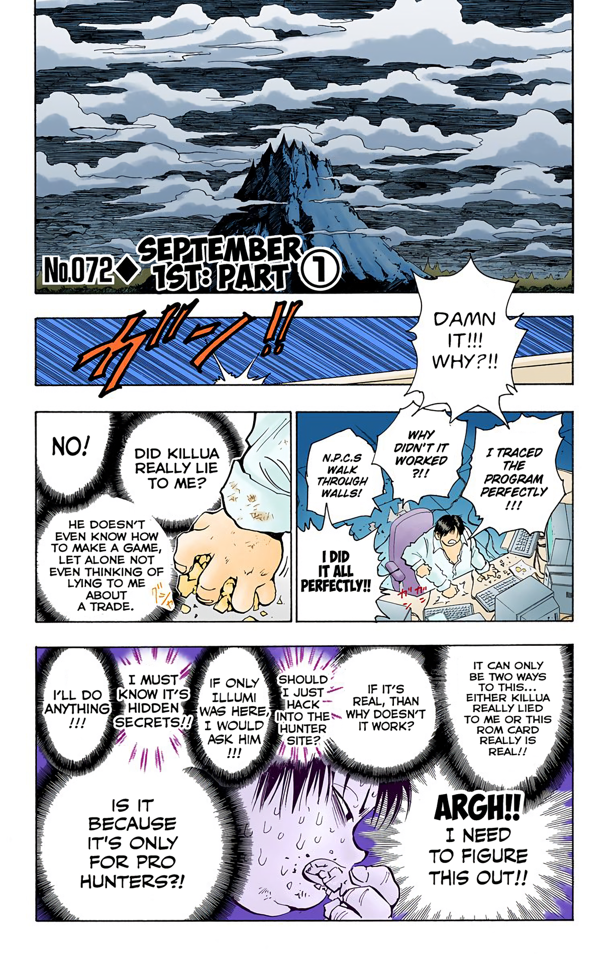 Halaman dari HUNTER x HUNTER (Official Colored) Chapter 72