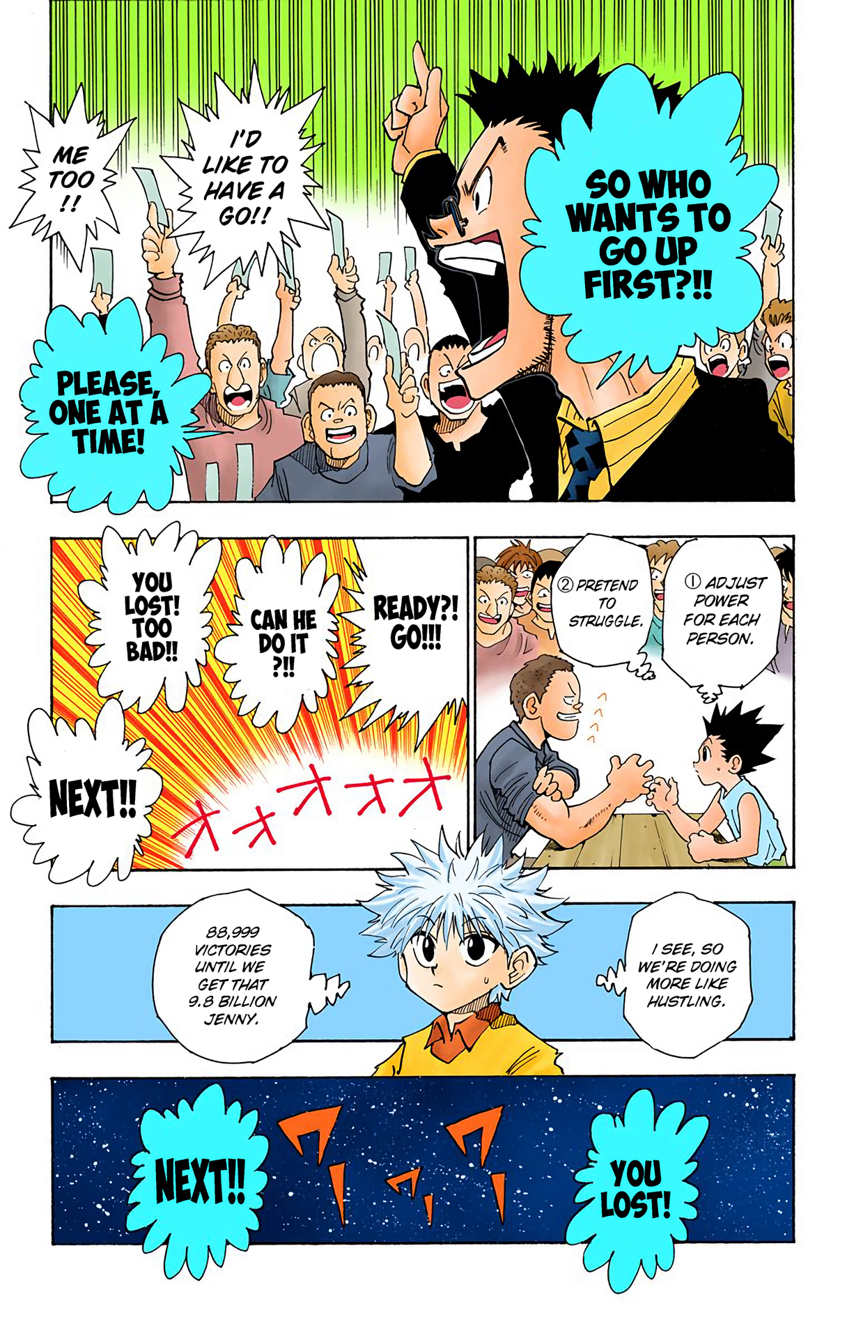 Halaman dari HUNTER x HUNTER (Official Colored) Chapter 72