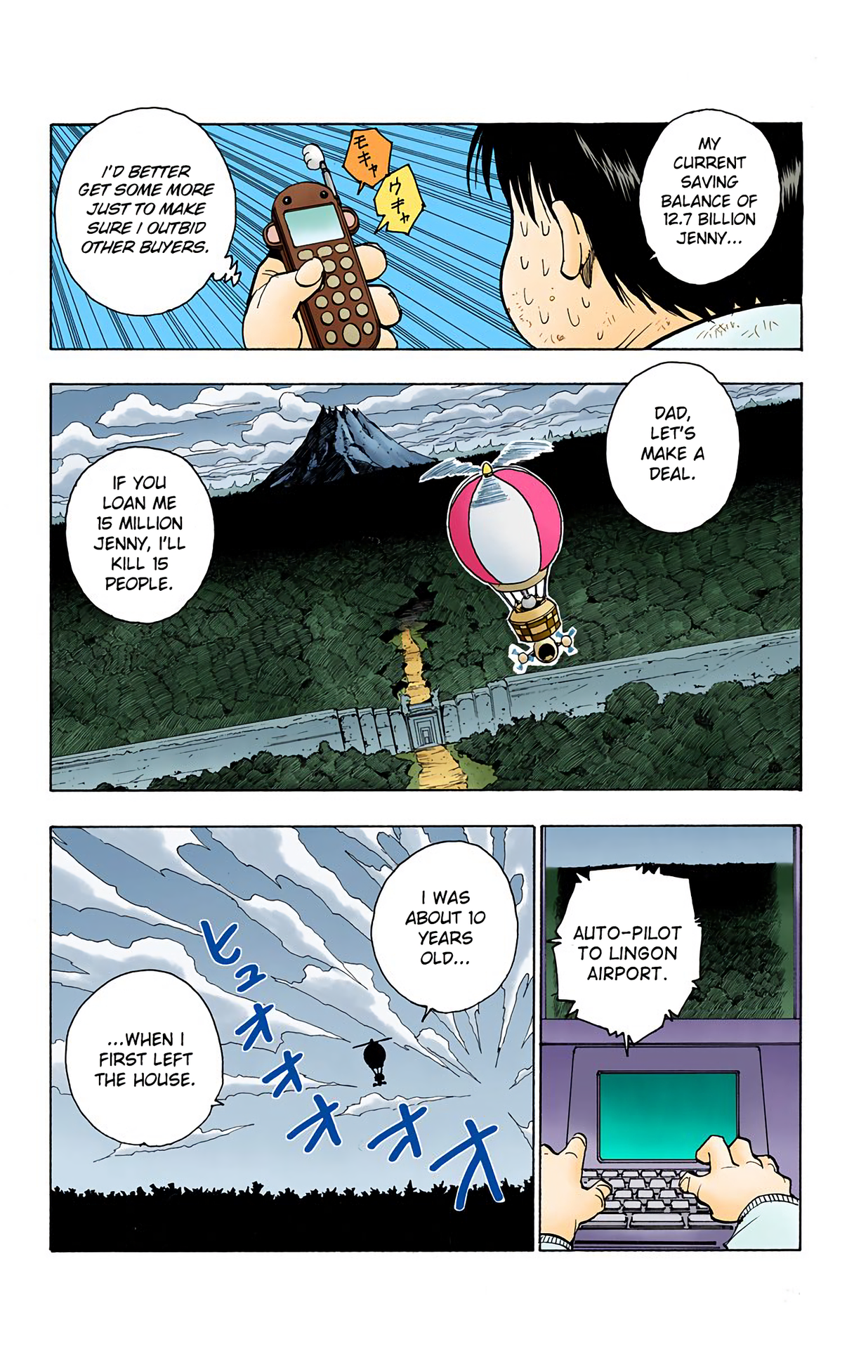 Halaman dari HUNTER x HUNTER (Official Colored) Chapter 72