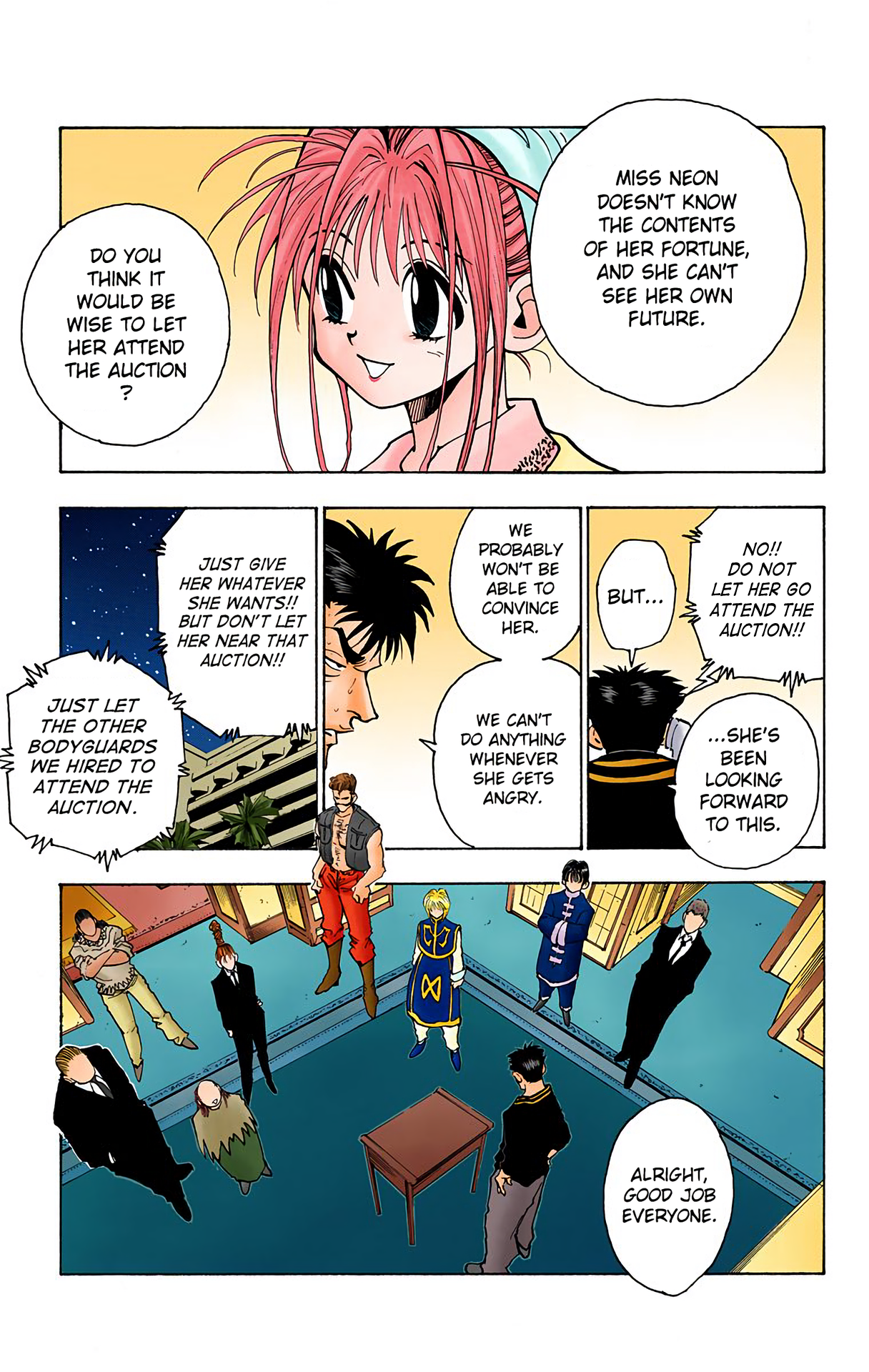 Halaman dari HUNTER x HUNTER (Official Colored) Chapter 72