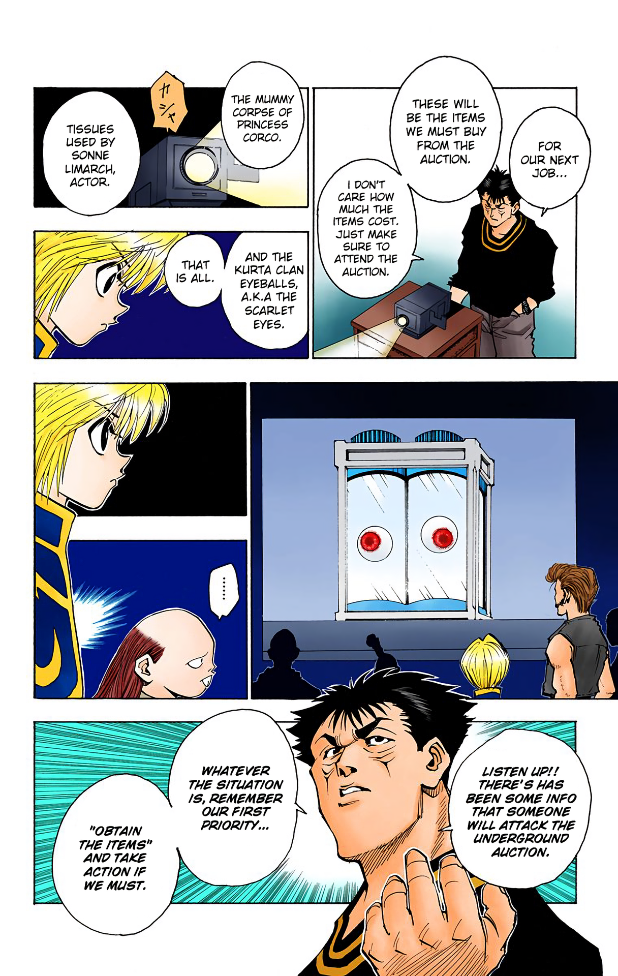Halaman dari HUNTER x HUNTER (Official Colored) Chapter 72