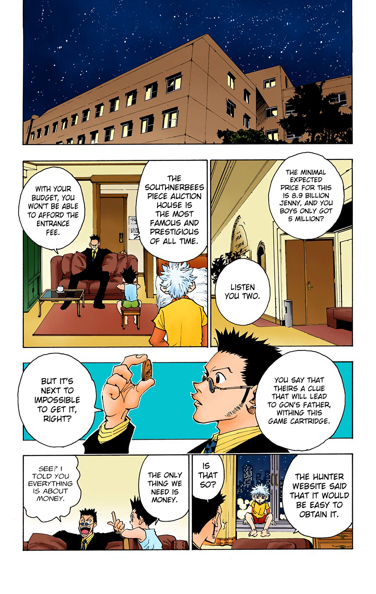 Halaman dari HUNTER x HUNTER (Official Colored) Chapter 72