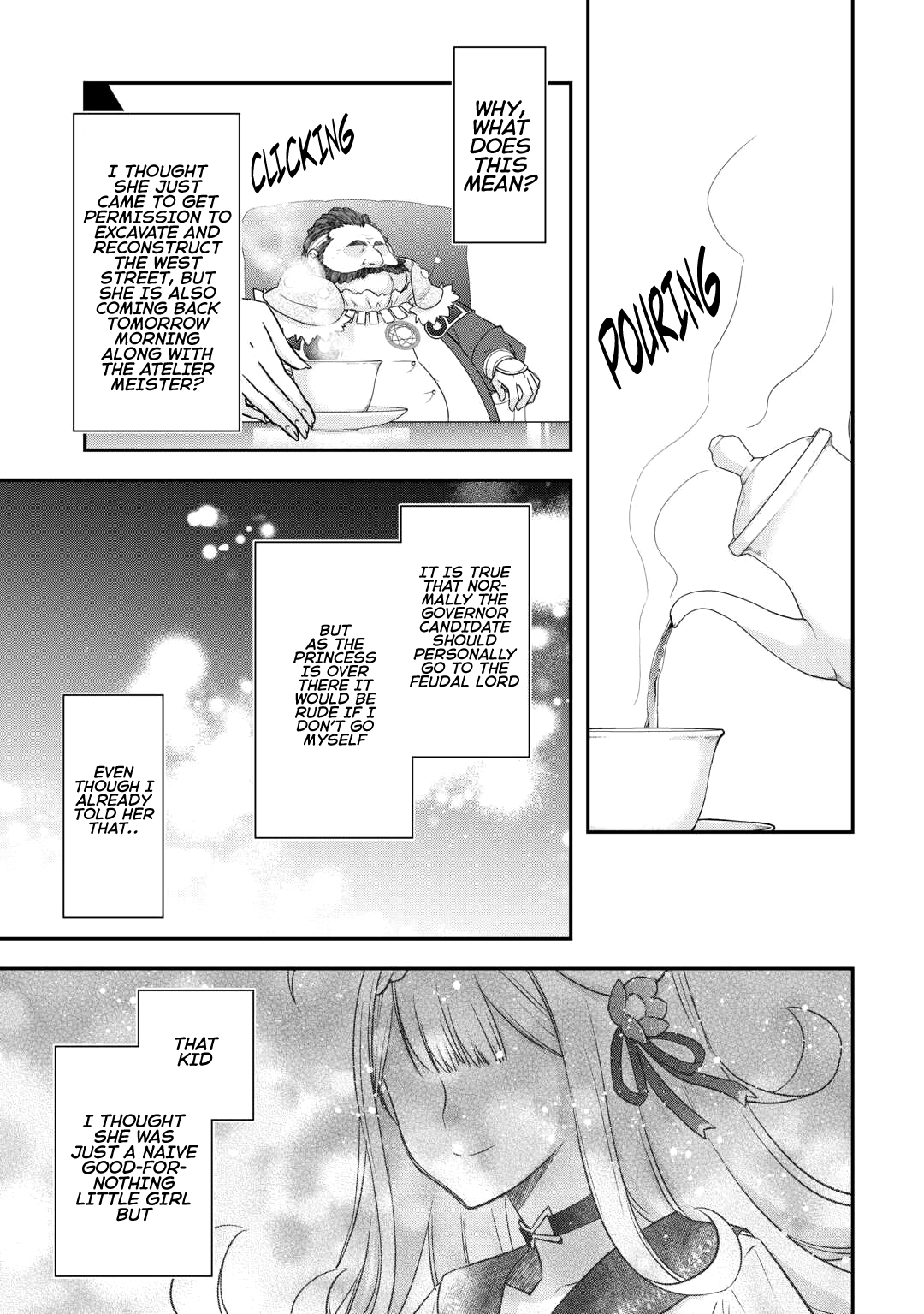 Halaman dari Kanchigai no Atelier Meister - Eiyuu Party no Moto Zatsuyougakari ga, Jitsu wa Sentou Igai ga SSS Rank Datta to Iu Yoku Aru Hanashi Chapter 41