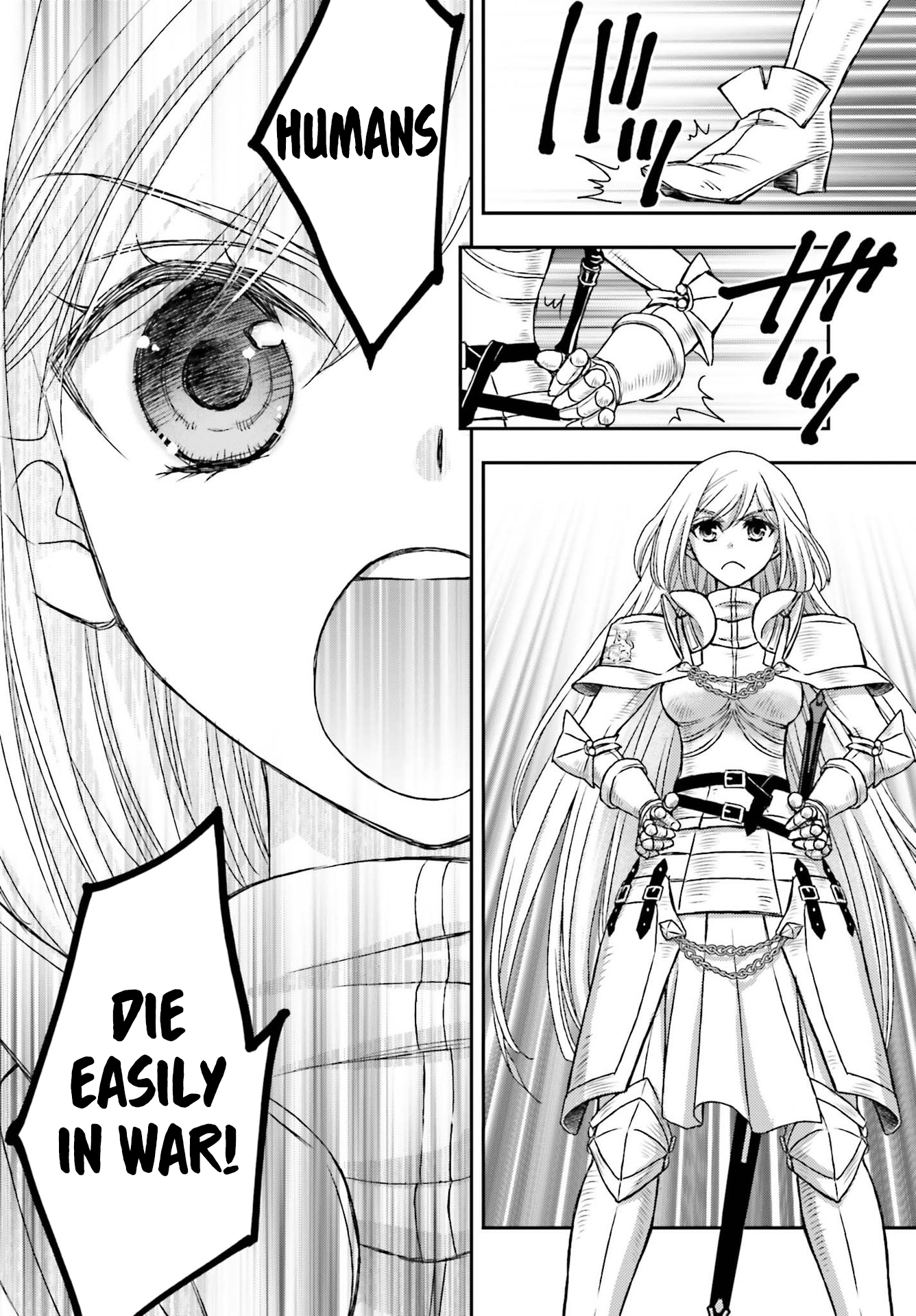 Shinigami ni Sodaterareta Shoujo wa Shikkoku no Tsurugi o Mune ni Idaku Chapter 20 Page 21