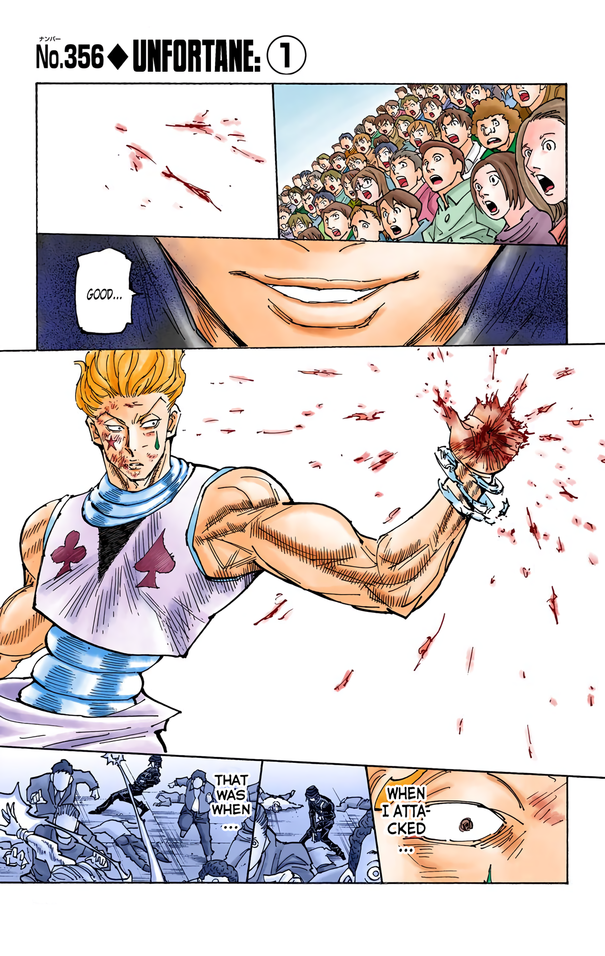 Halaman dari HUNTER x HUNTER (Official Colored) Chapter 356
