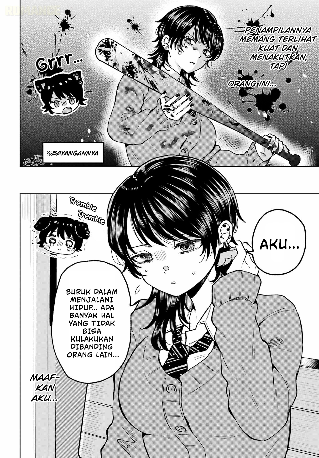 A Girl from Another School Who's Not Very Good at Living Chapter 1 - halaman 14