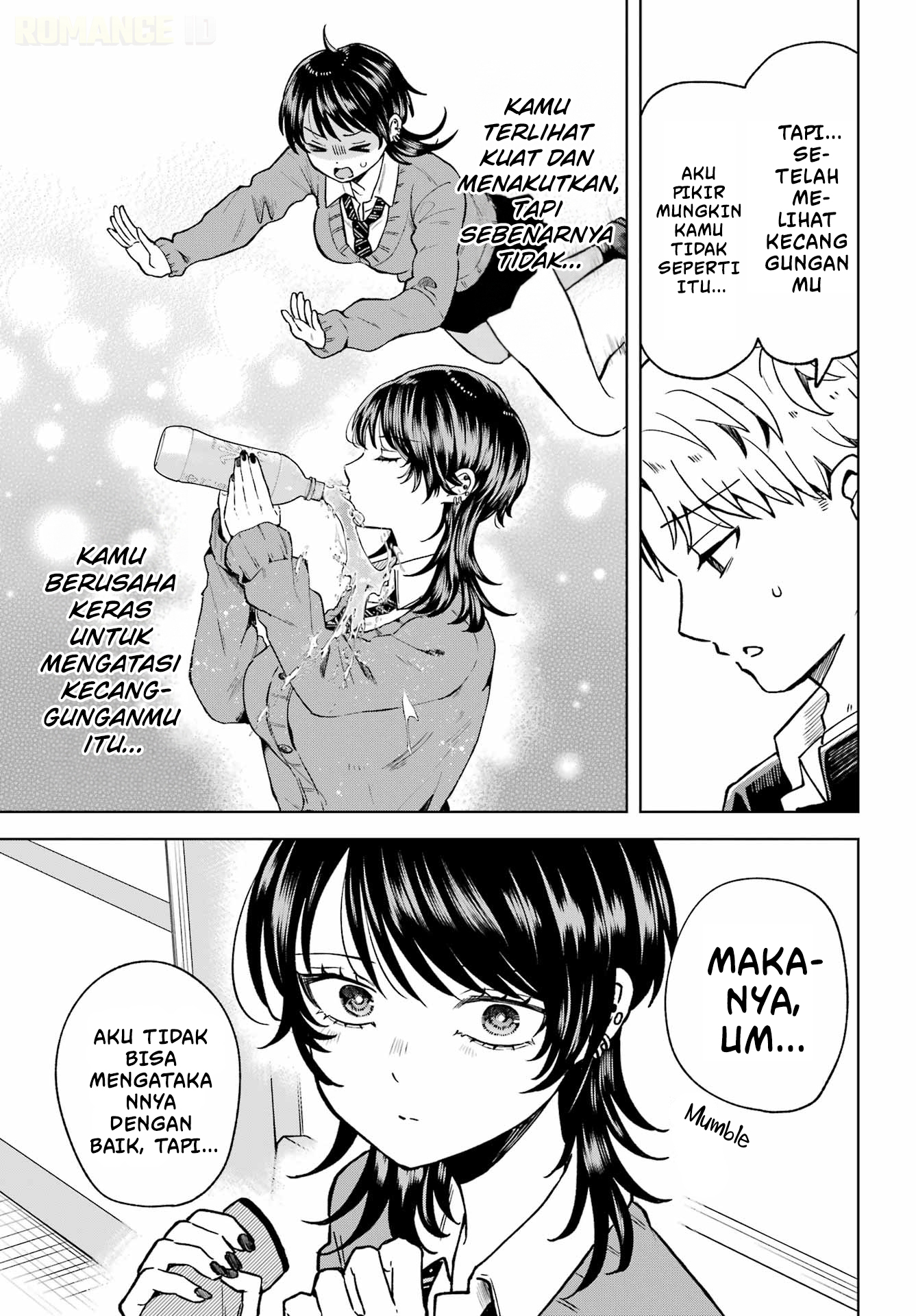 A Girl from Another School Who's Not Very Good at Living Chapter 1 - halaman 21
