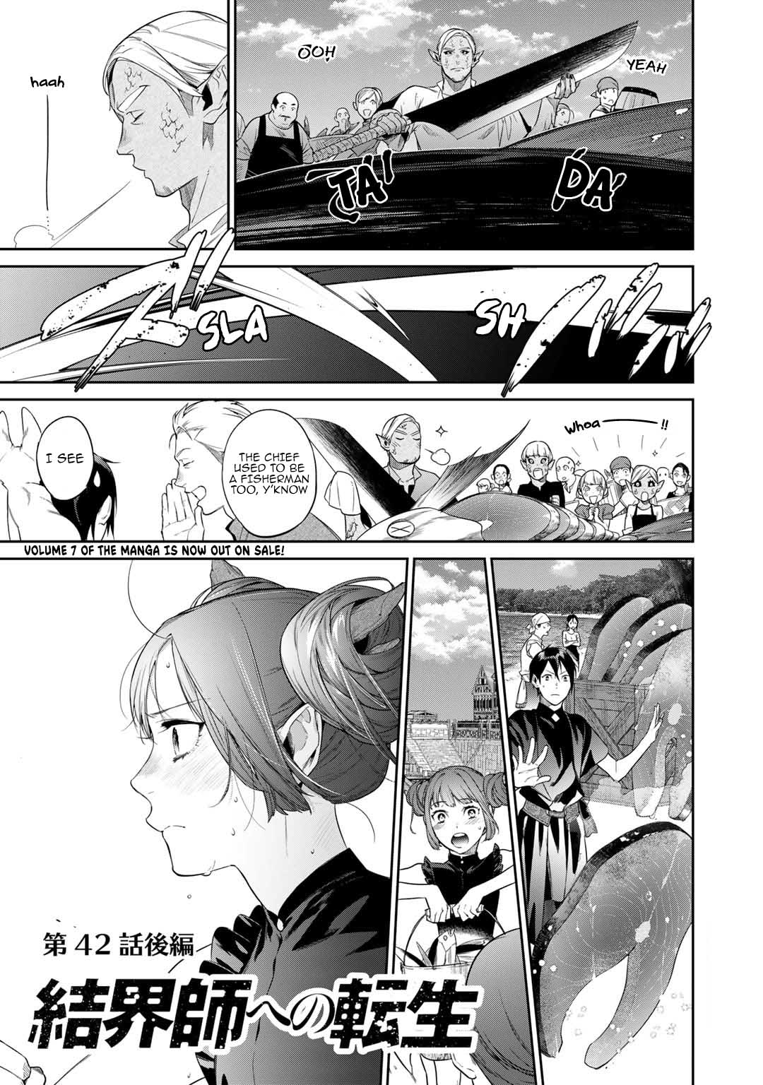 Halaman dari Kekkaishi e no Tensei Chapter 42