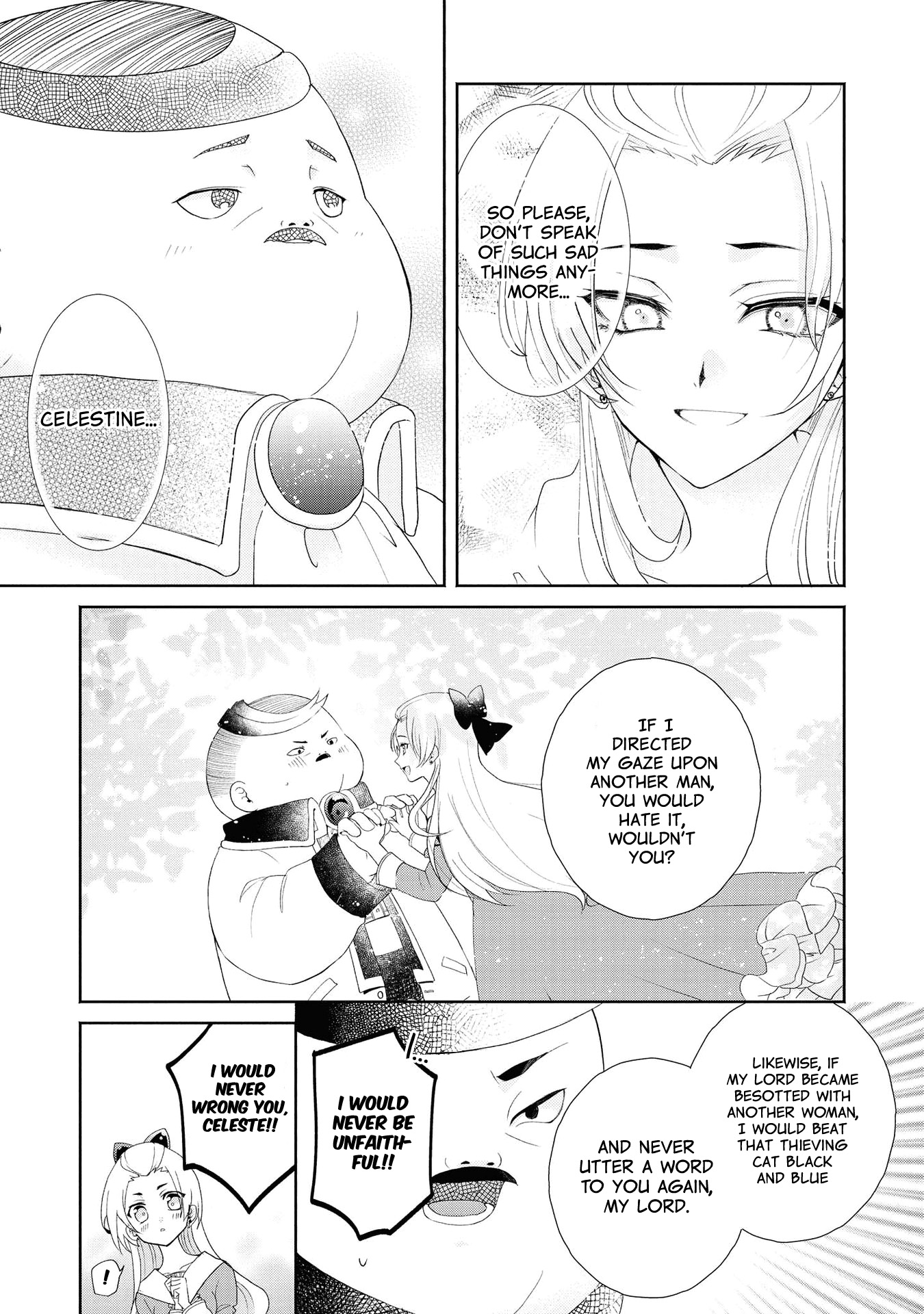 Halaman dari Though I May Be a Villainess, I'll Show You I Can Obtain Happiness! Chapter 4