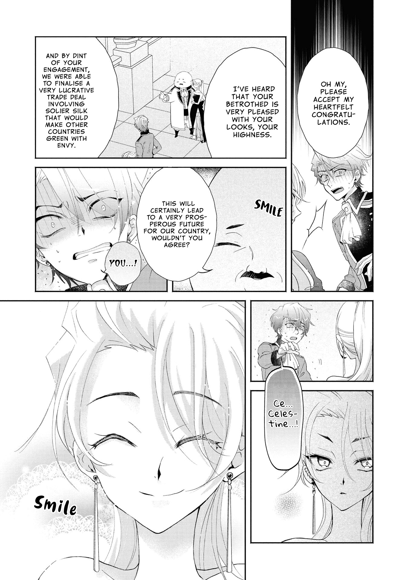 Halaman dari Though I May Be a Villainess, I'll Show You I Can Obtain Happiness! Chapter 4