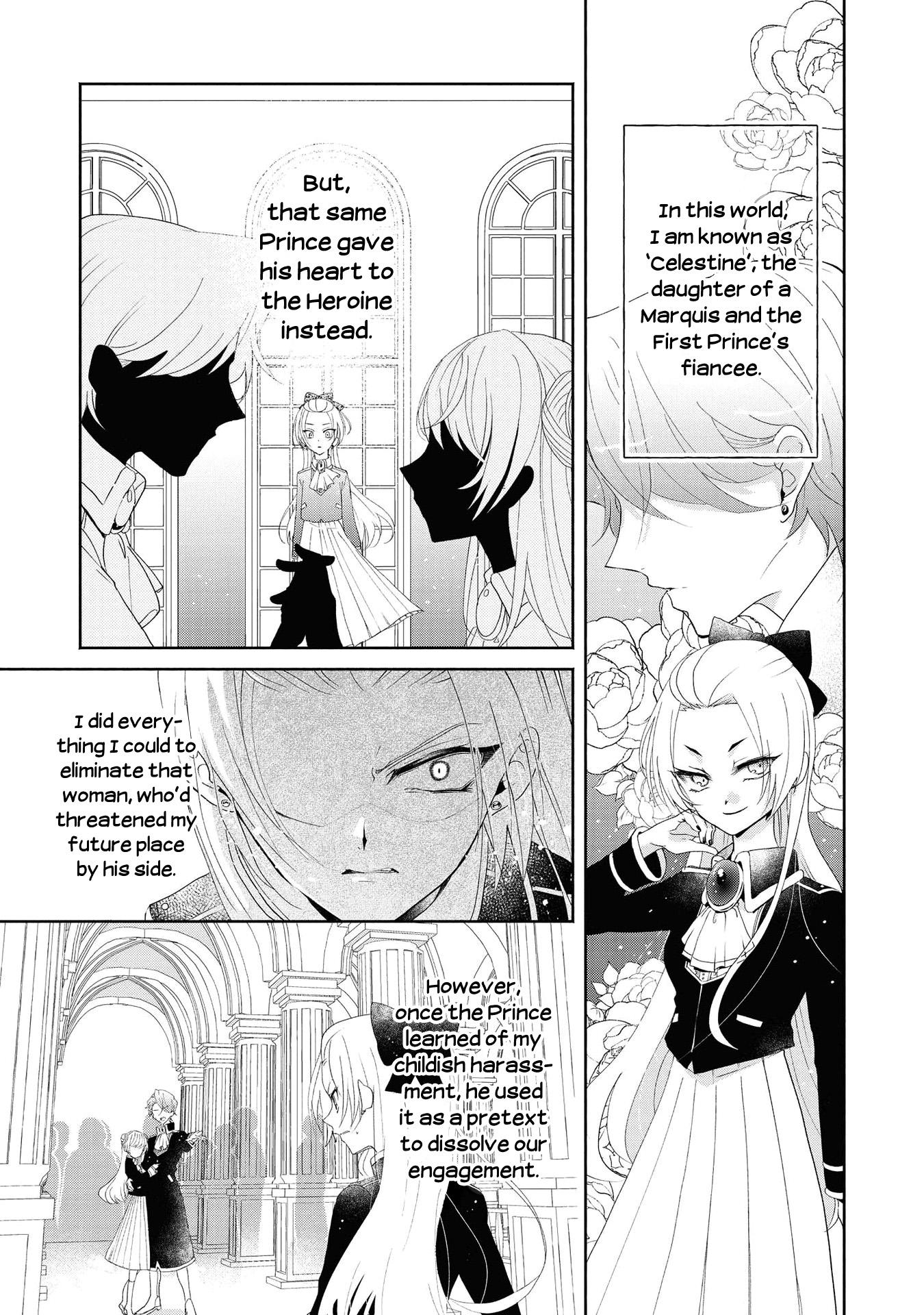 Halaman dari Though I May Be a Villainess, I'll Show You I Can Obtain Happiness! Chapter 4