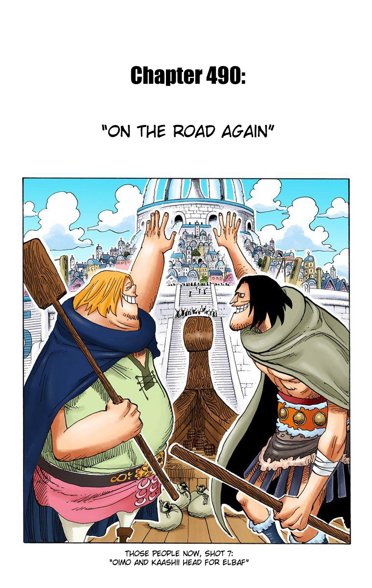 Halaman dari One Piece (Official Colored) Chapter 490