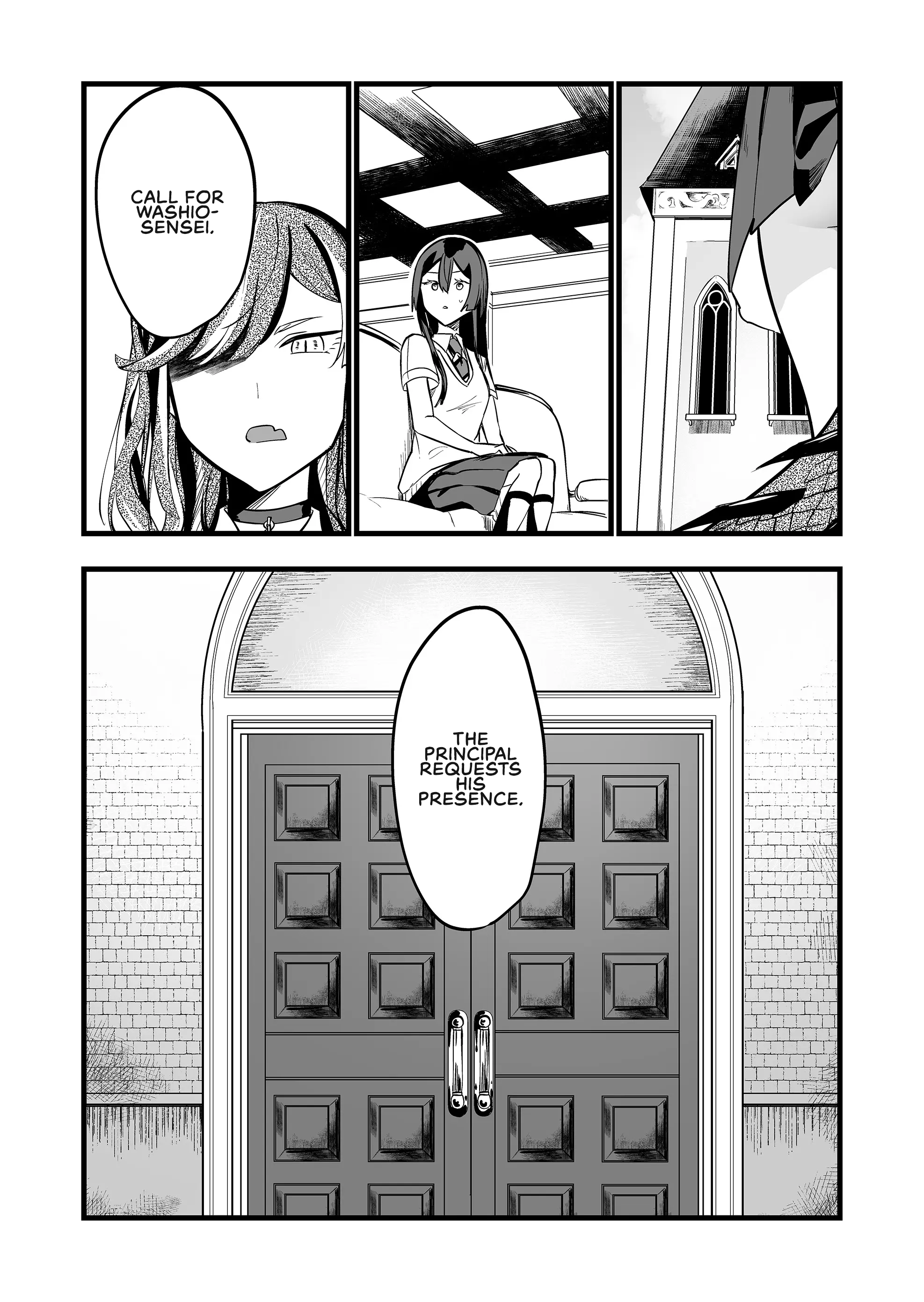Halaman dari "Ano Toki Tasukete Itadaita Monster Musume desu." Isekai Ossan Kyoushi Totsuzen no Moteki ni Konwaku suru Chapter 31