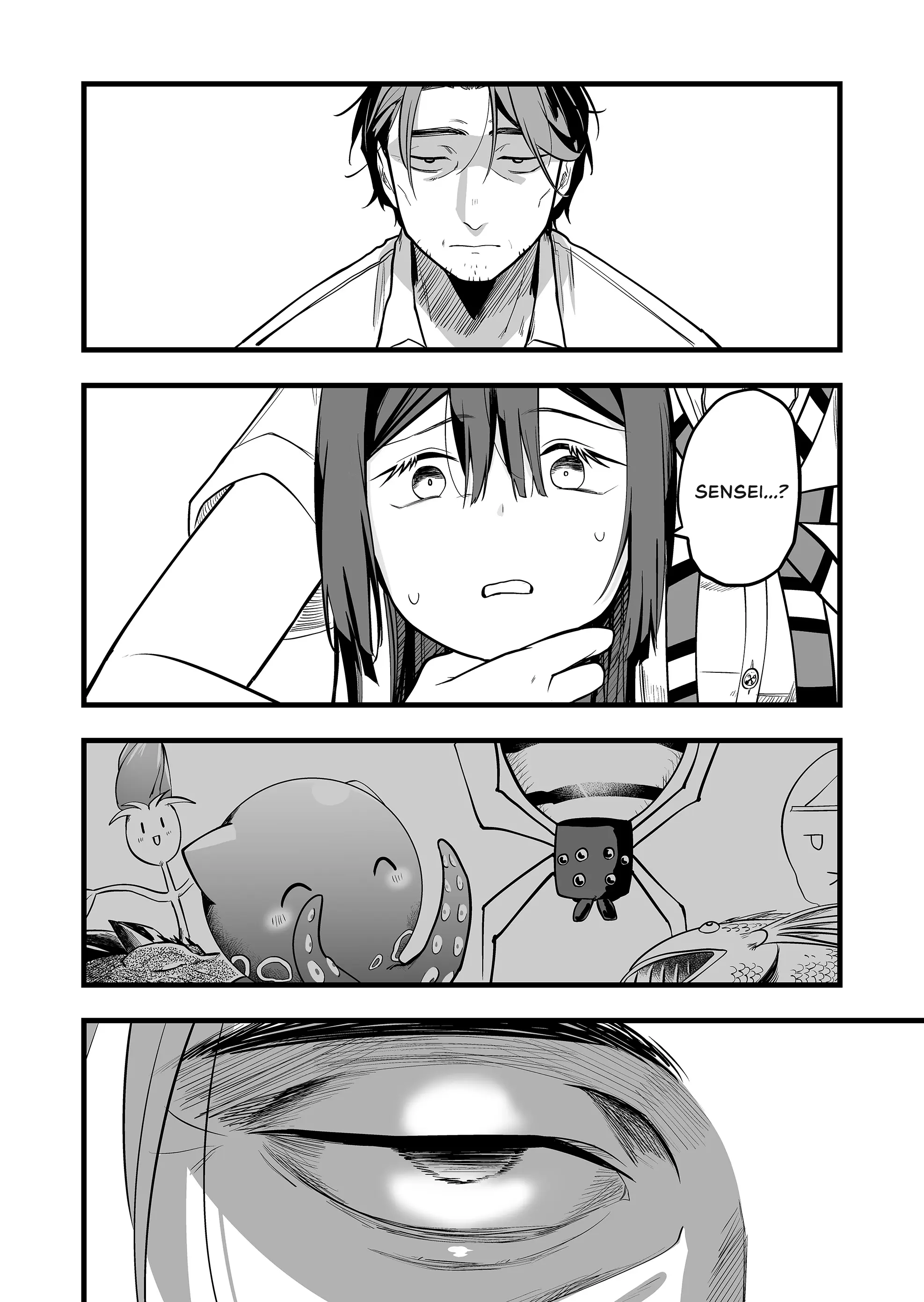 Halaman dari "Ano Toki Tasukete Itadaita Monster Musume desu." Isekai Ossan Kyoushi Totsuzen no Moteki ni Konwaku suru Chapter 31