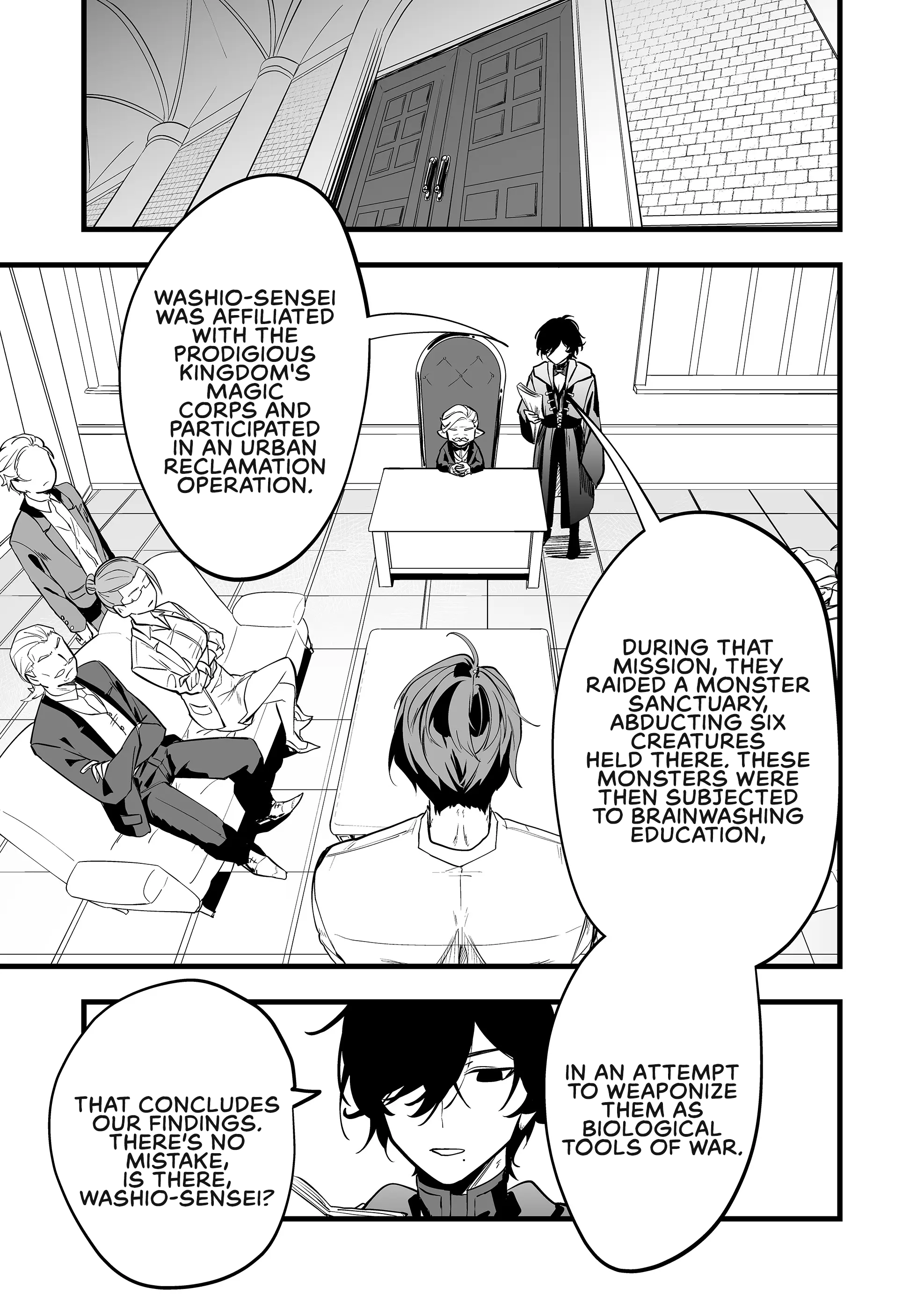Halaman dari "Ano Toki Tasukete Itadaita Monster Musume desu." Isekai Ossan Kyoushi Totsuzen no Moteki ni Konwaku suru Chapter 31