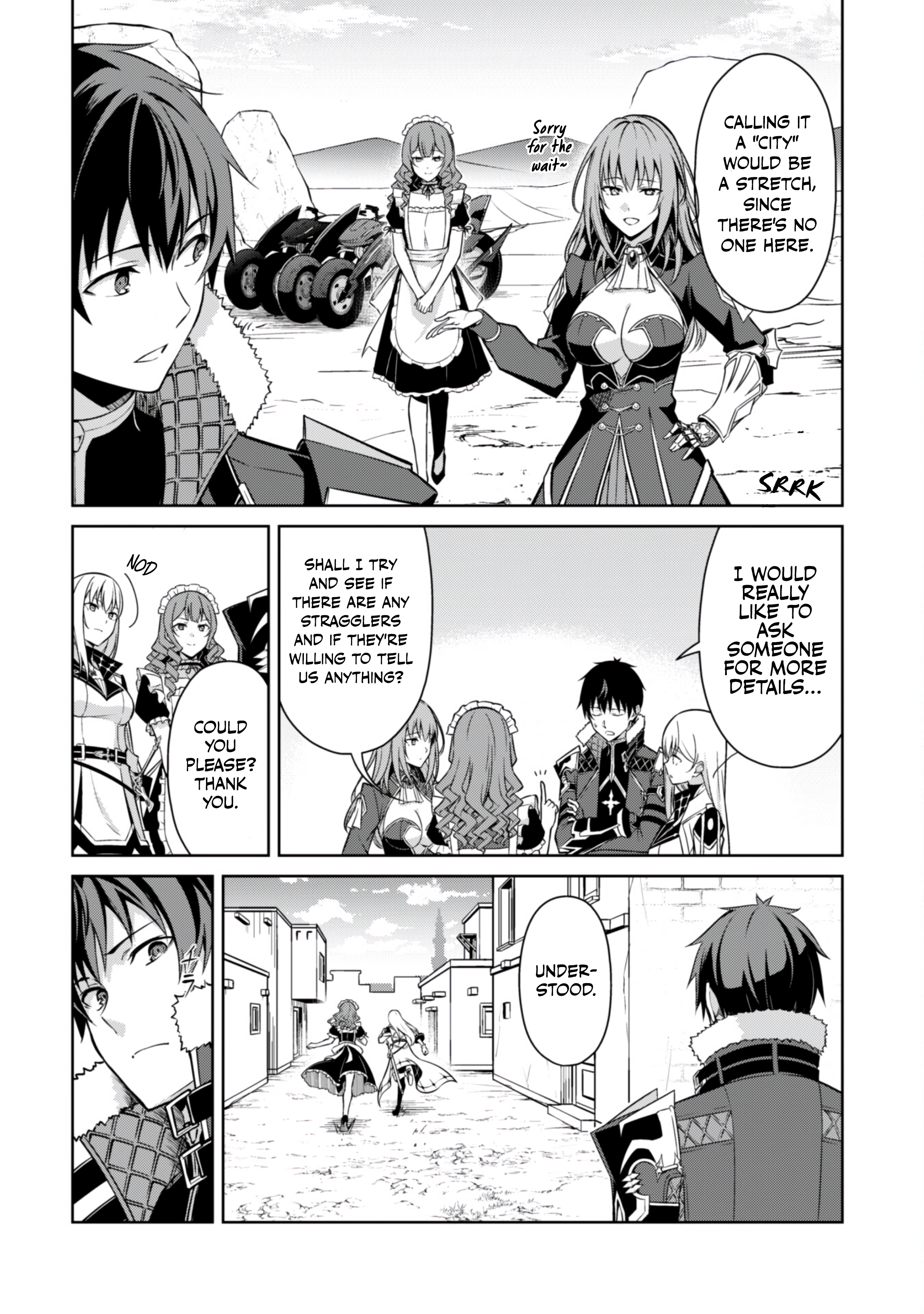 Halaman dari Boushoku no Berserk ~Ore dake Level to Iu Gainen wo Toppa suru~ Chapter 65.1