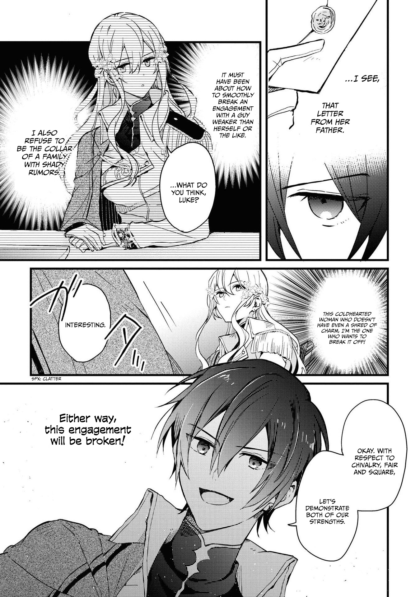 Halaman dari Though I May Be a Villainess, I'll Show You I Can Obtain Happiness! Chapter 2