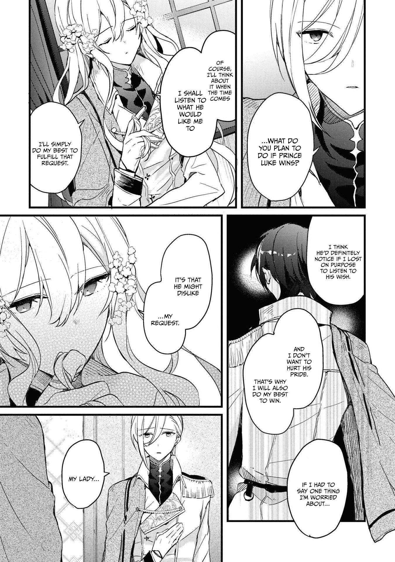 Halaman dari Though I May Be a Villainess, I'll Show You I Can Obtain Happiness! Chapter 2