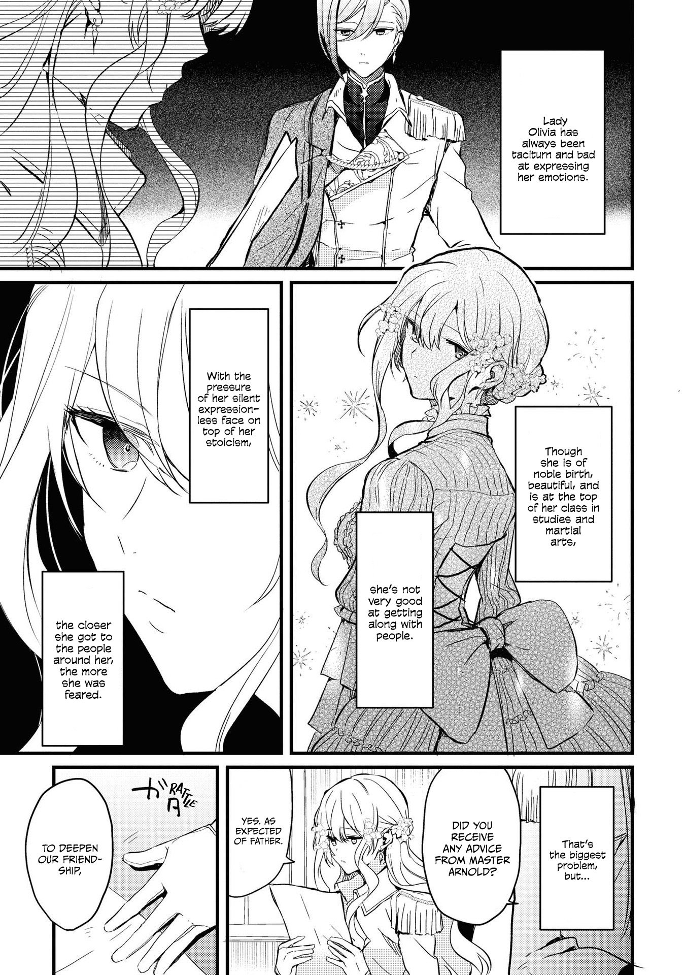 Halaman dari Though I May Be a Villainess, I'll Show You I Can Obtain Happiness! Chapter 2