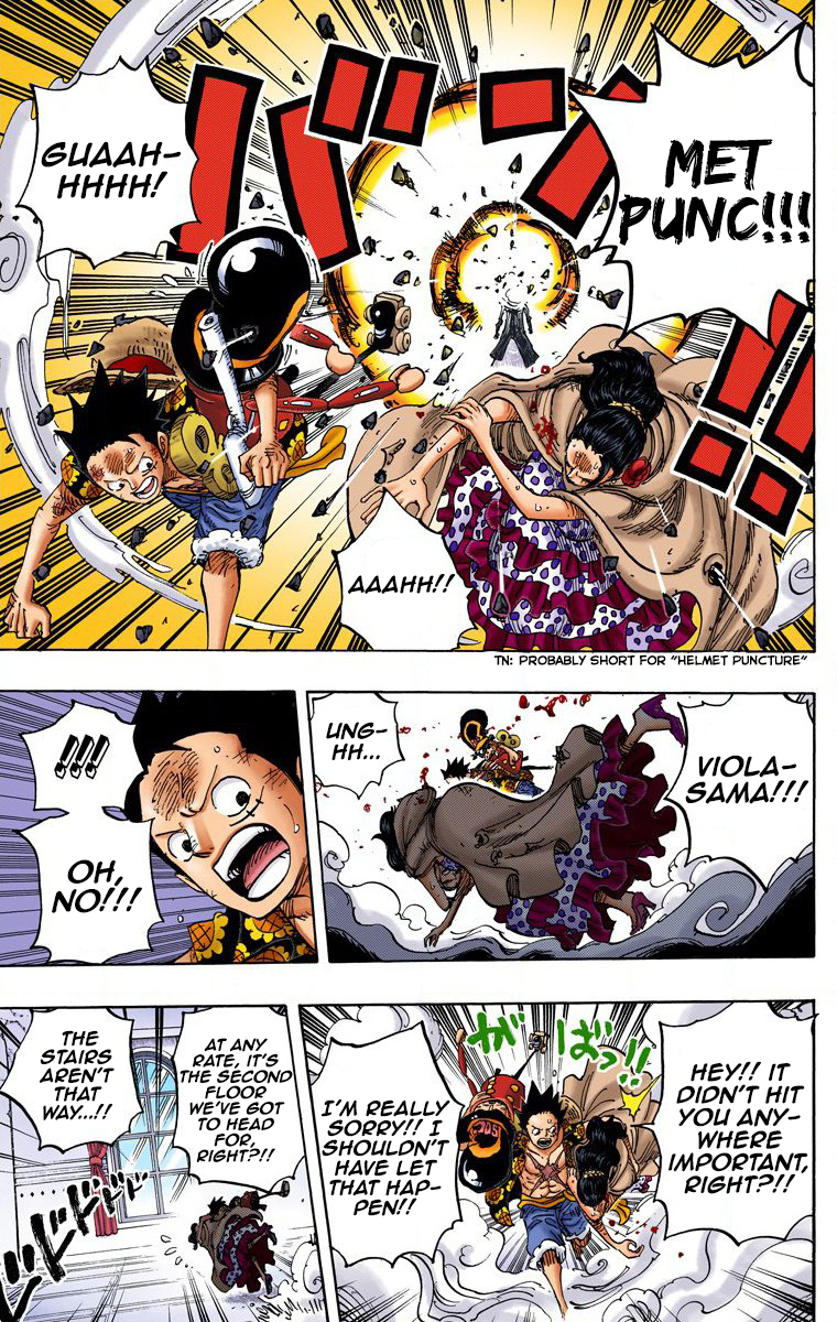 Halaman dari One Piece (Official Colored) Chapter 740