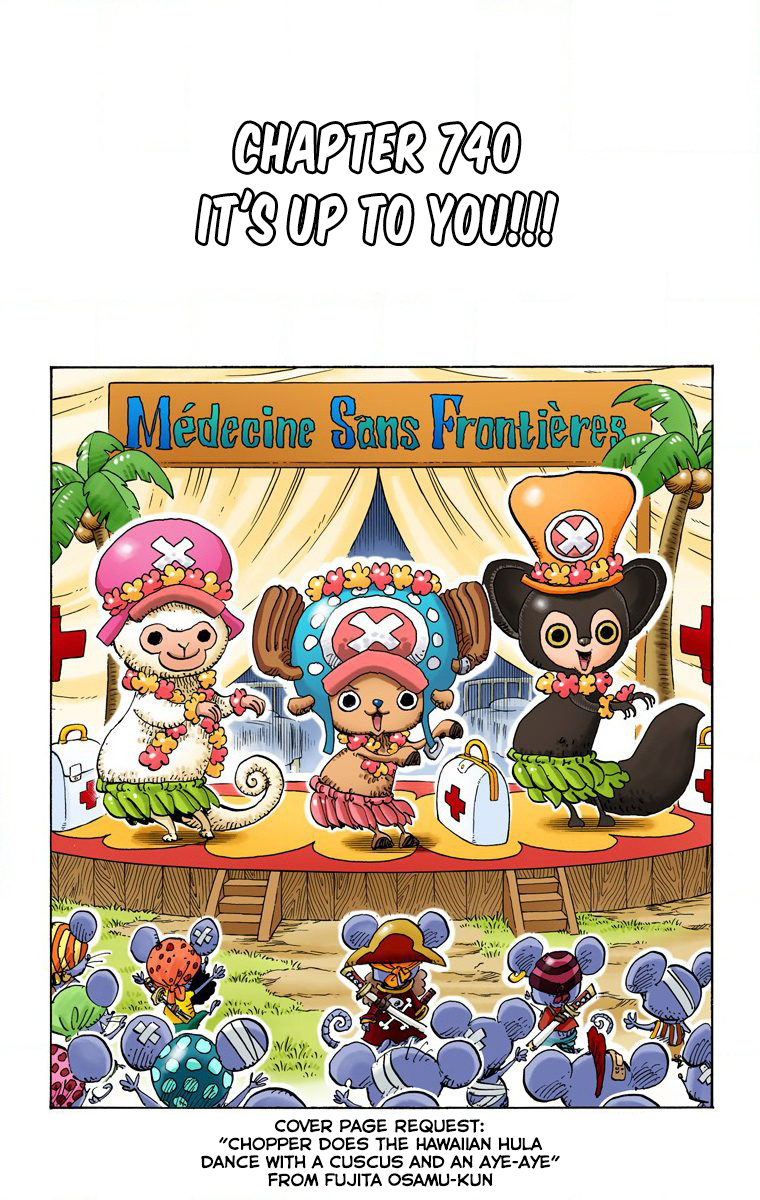 Halaman dari One Piece (Official Colored) Chapter 740