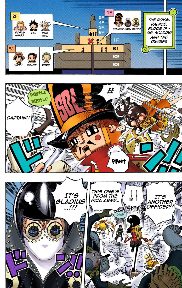 Halaman dari One Piece (Official Colored) Chapter 740