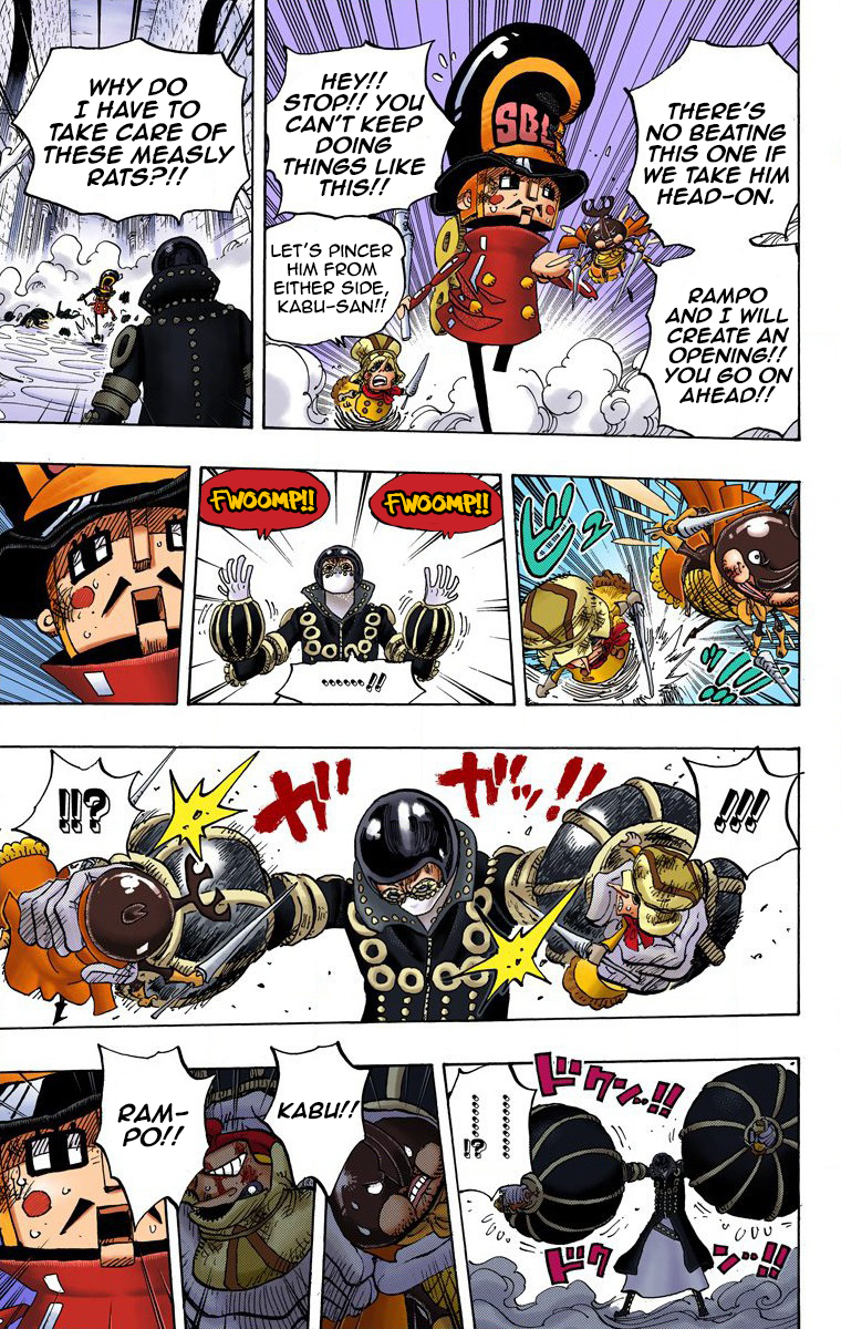 Halaman dari One Piece (Official Colored) Chapter 740