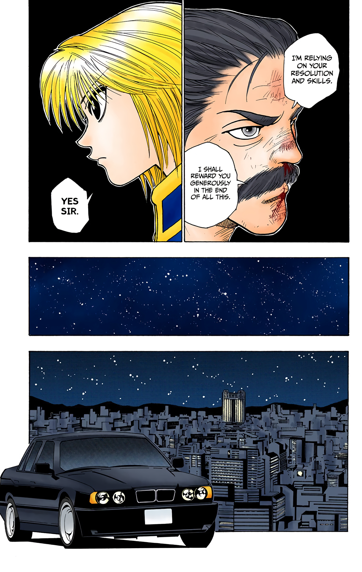 Halaman dari HUNTER x HUNTER (Official Colored) Chapter 95