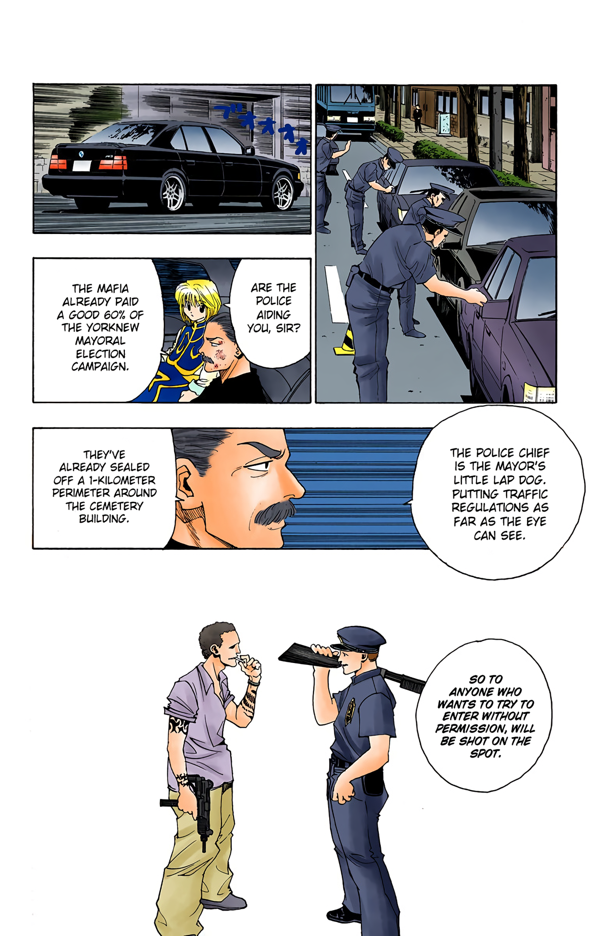 Halaman dari HUNTER x HUNTER (Official Colored) Chapter 95