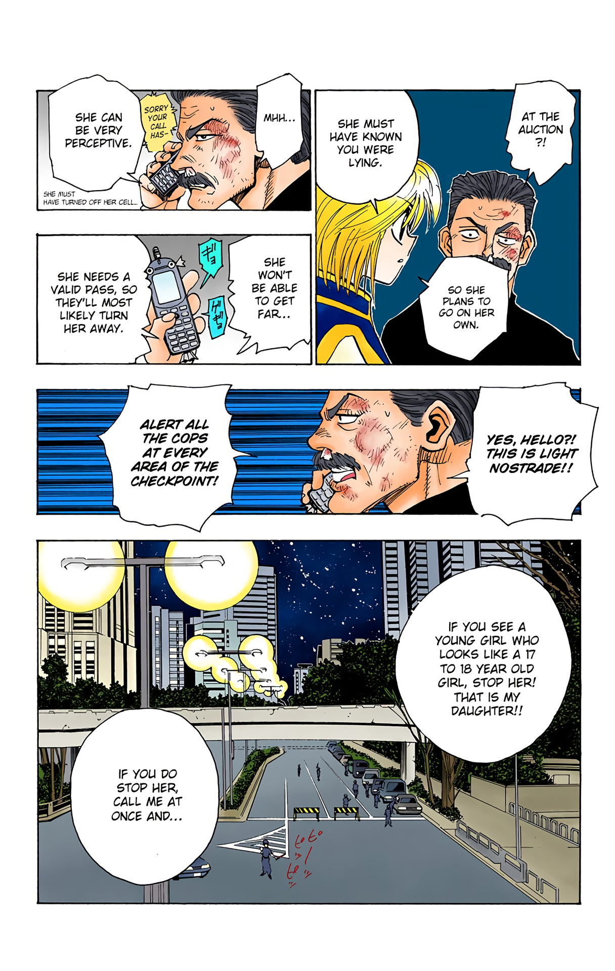 Halaman dari HUNTER x HUNTER (Official Colored) Chapter 95