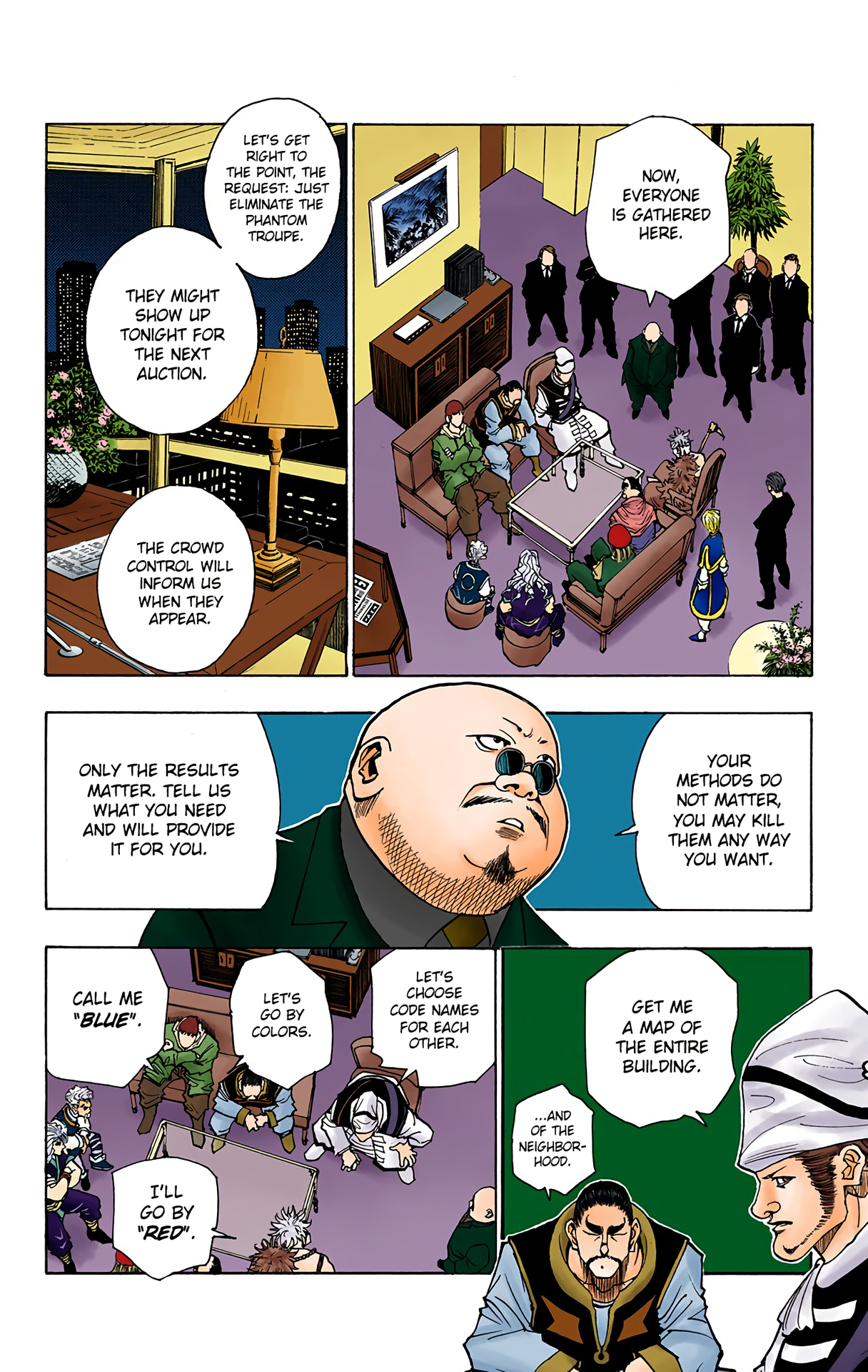 Halaman dari HUNTER x HUNTER (Official Colored) Chapter 95