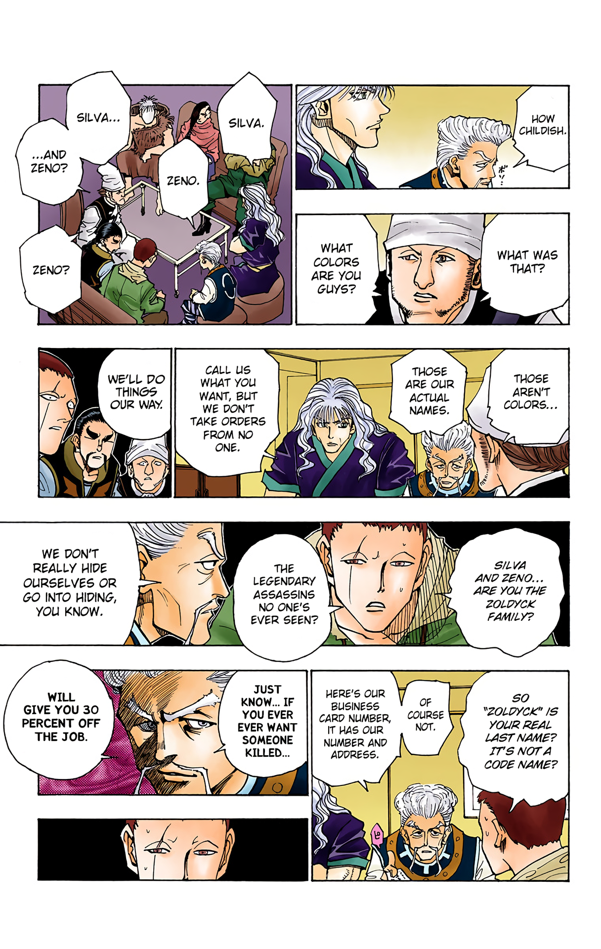 Halaman dari HUNTER x HUNTER (Official Colored) Chapter 95
