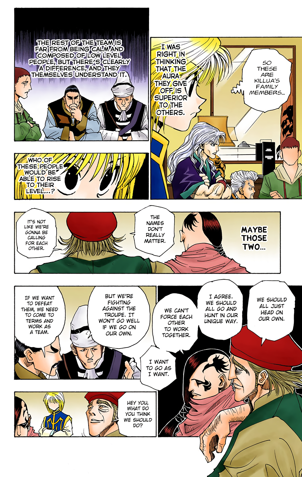 Halaman dari HUNTER x HUNTER (Official Colored) Chapter 95