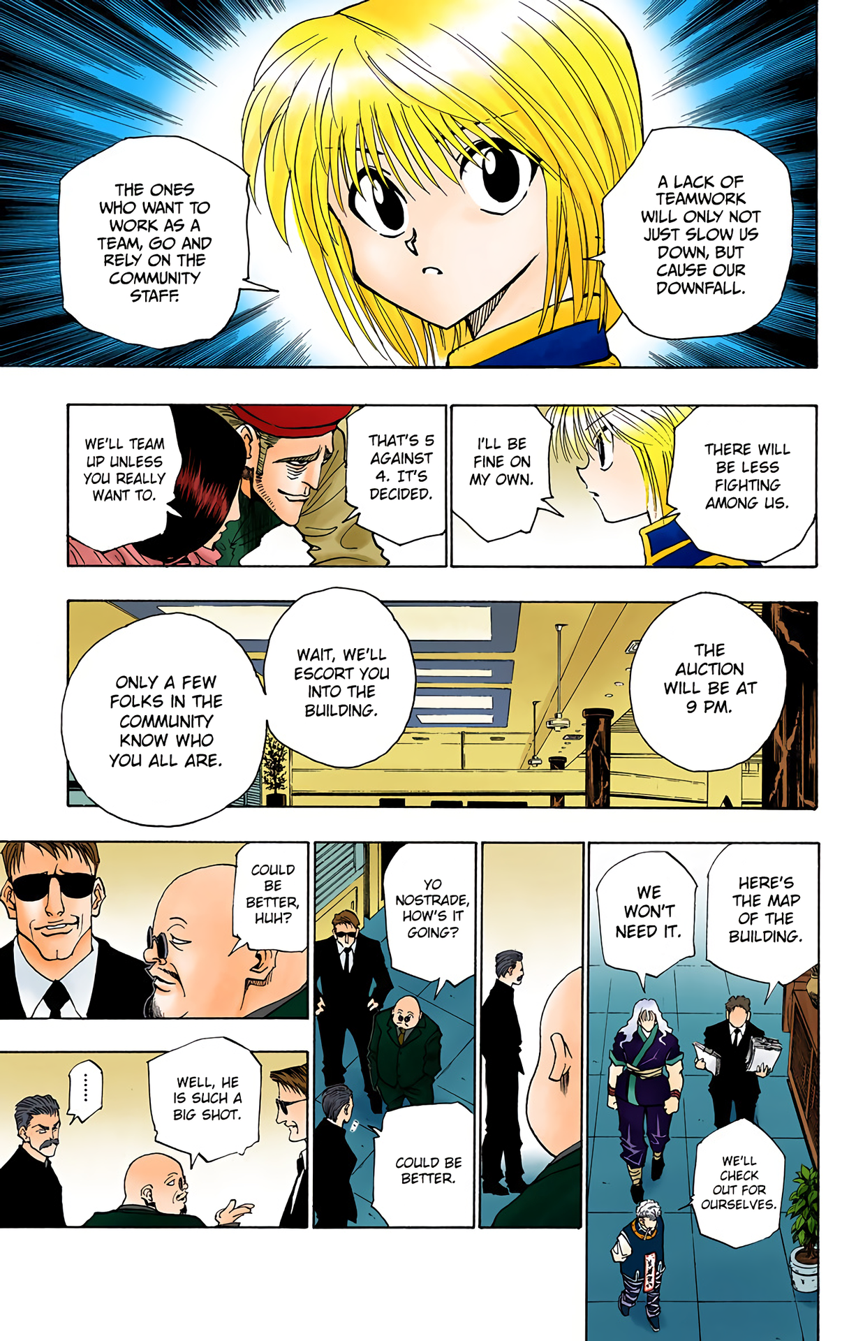 Halaman dari HUNTER x HUNTER (Official Colored) Chapter 95