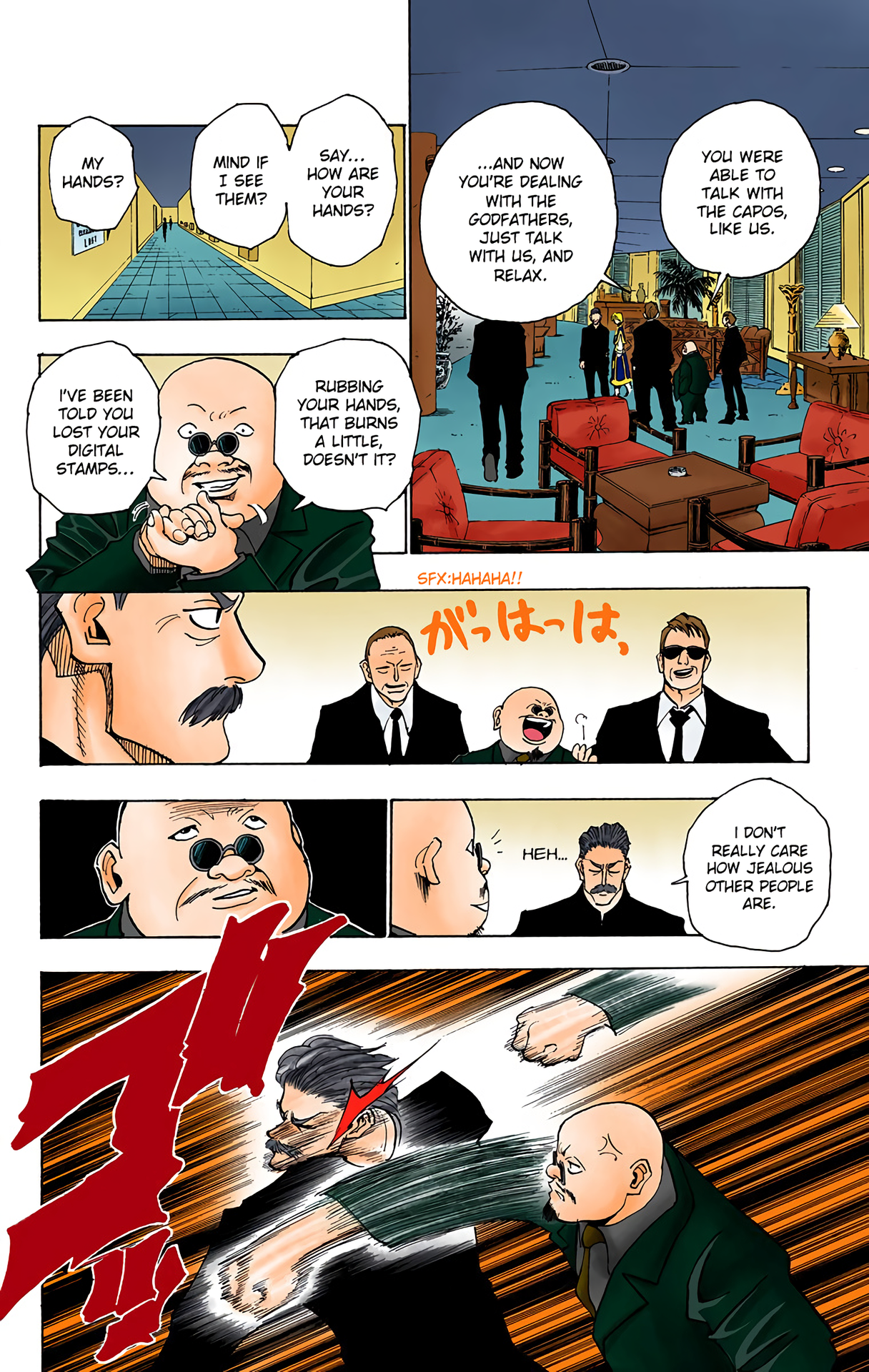 Halaman dari HUNTER x HUNTER (Official Colored) Chapter 95