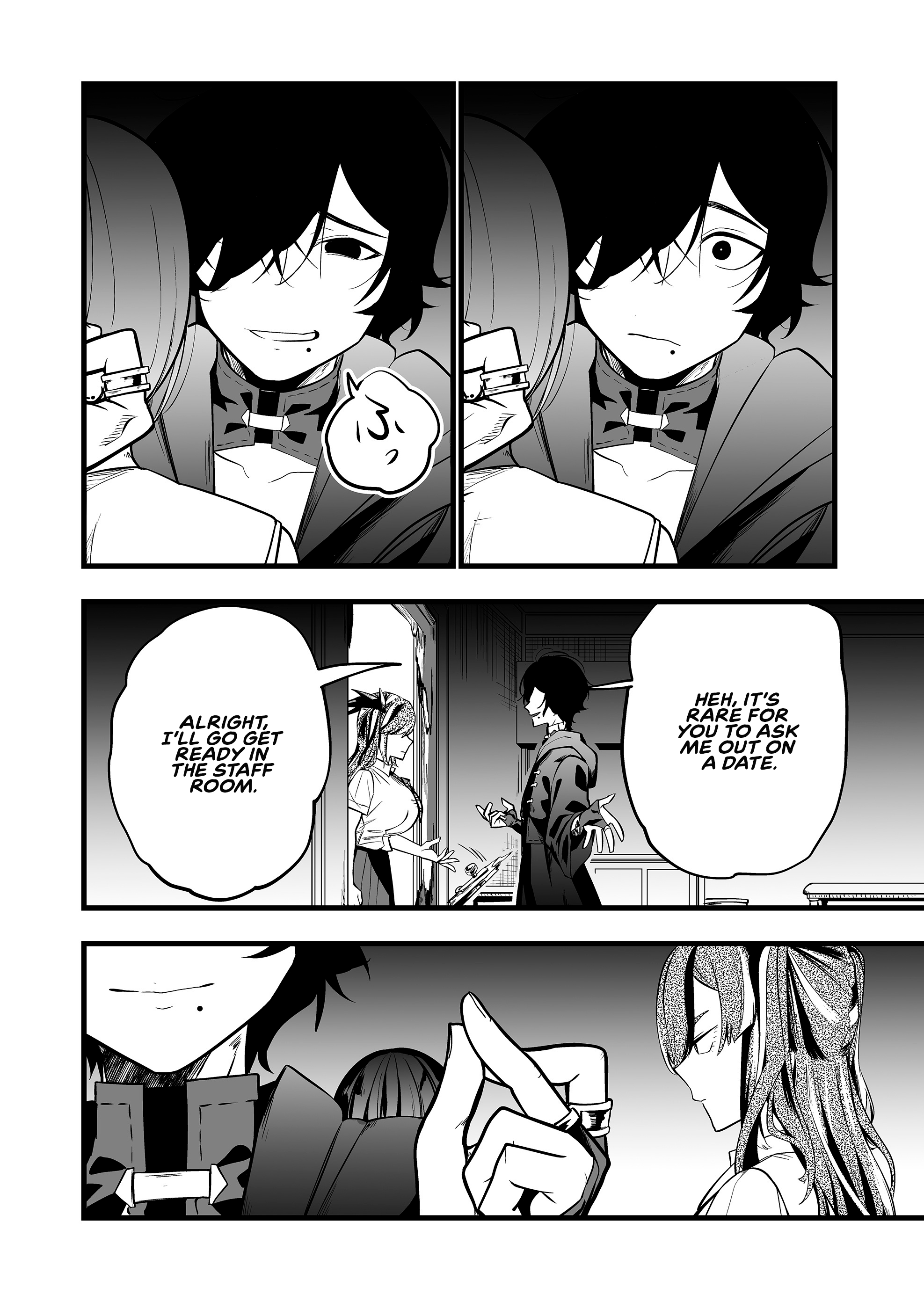 Halaman dari "Ano Toki Tasukete Itadaita Monster Musume desu." Isekai Ossan Kyoushi Totsuzen no Moteki ni Konwaku suru Chapter 34