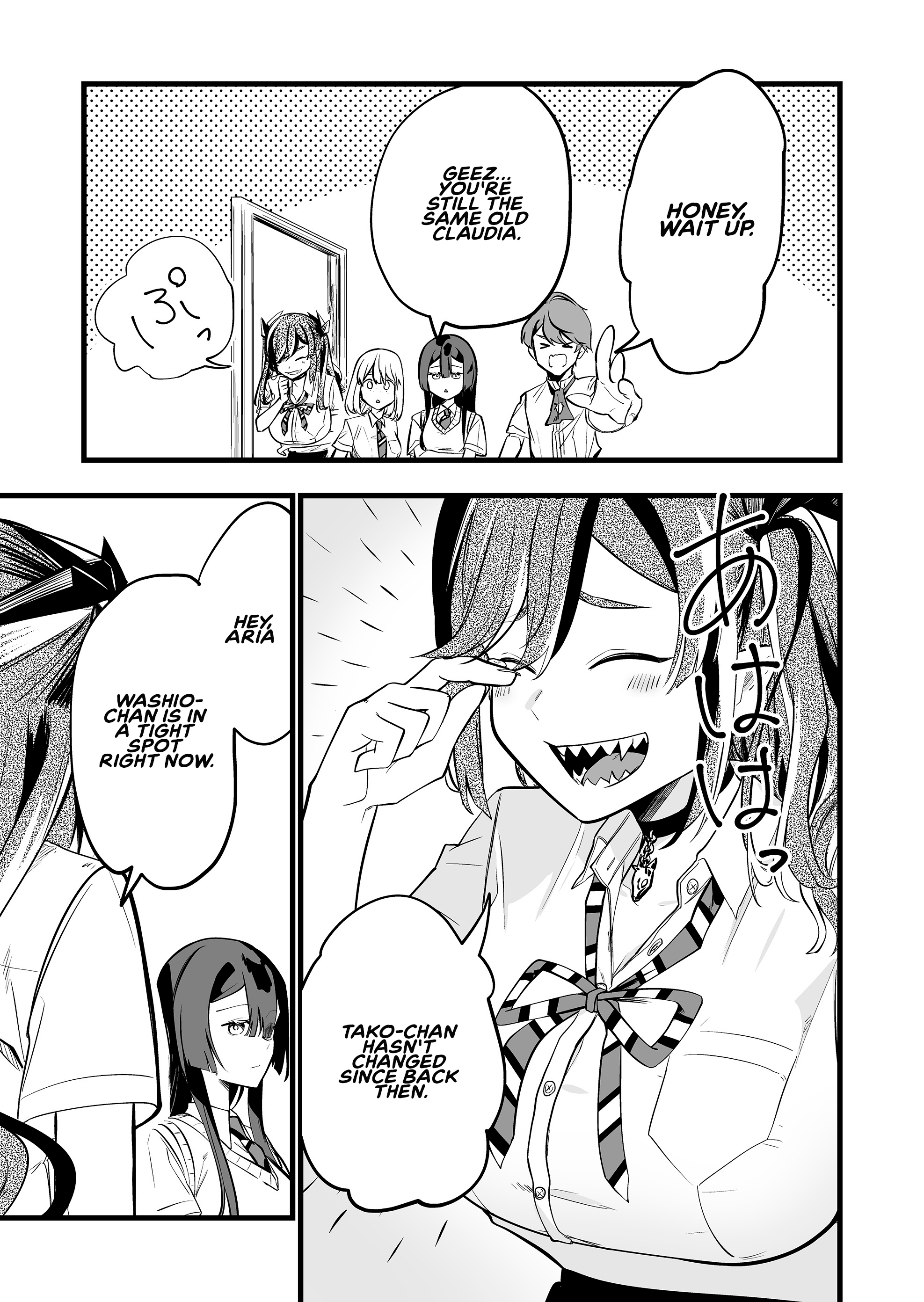 Halaman dari "Ano Toki Tasukete Itadaita Monster Musume desu." Isekai Ossan Kyoushi Totsuzen no Moteki ni Konwaku suru Chapter 34