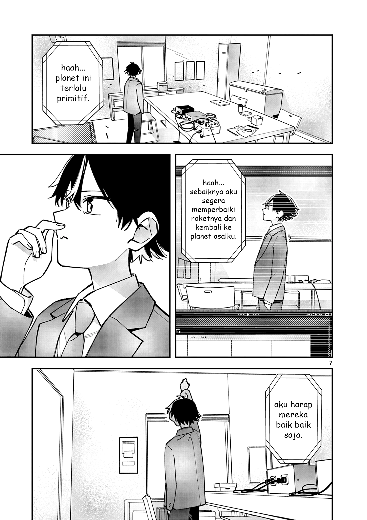 Houkago, Bokura wa Uchuu ni Madou Chapter 10 - halaman 8