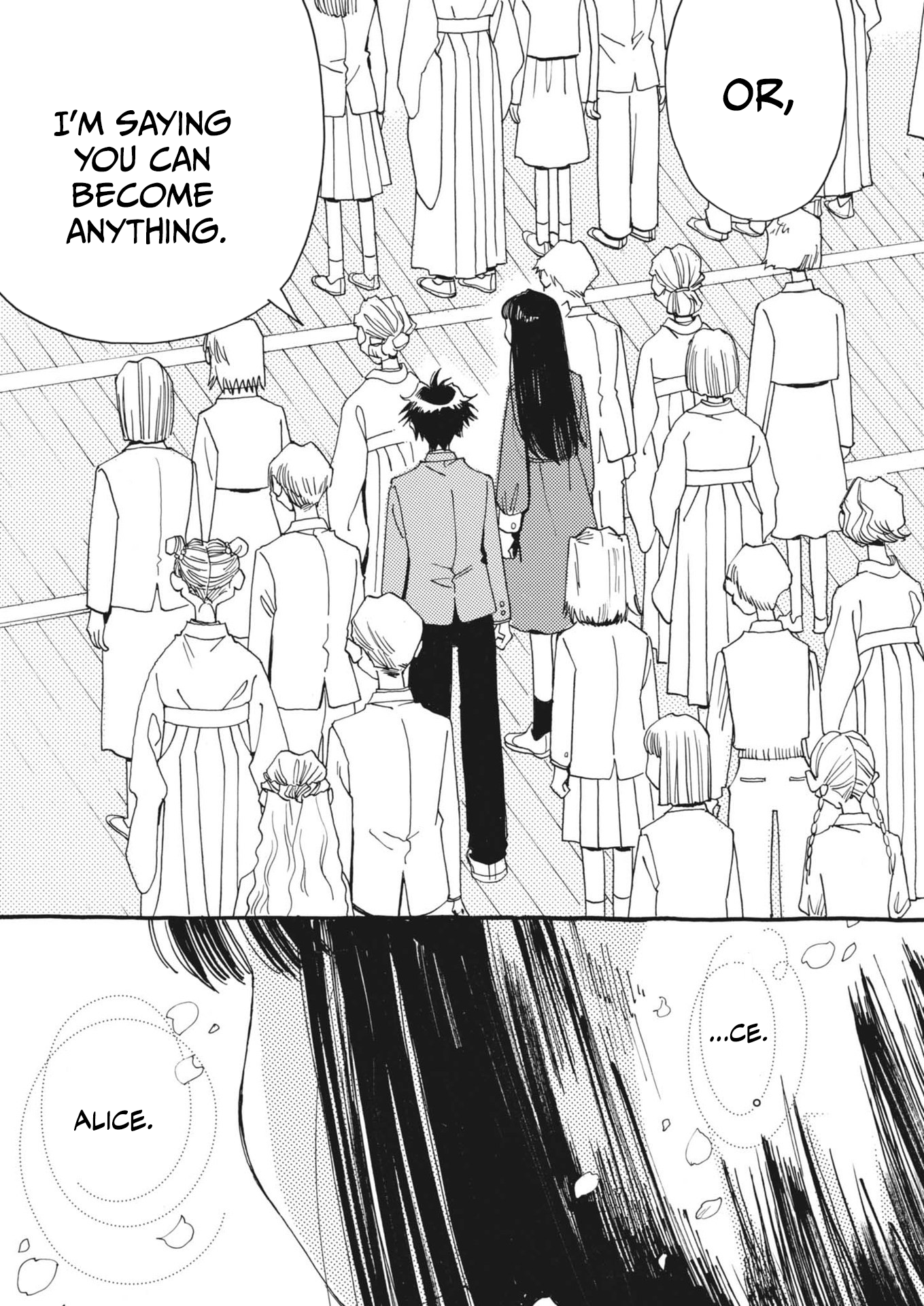 Halaman dari Alice, Dokomademo Chapter 1