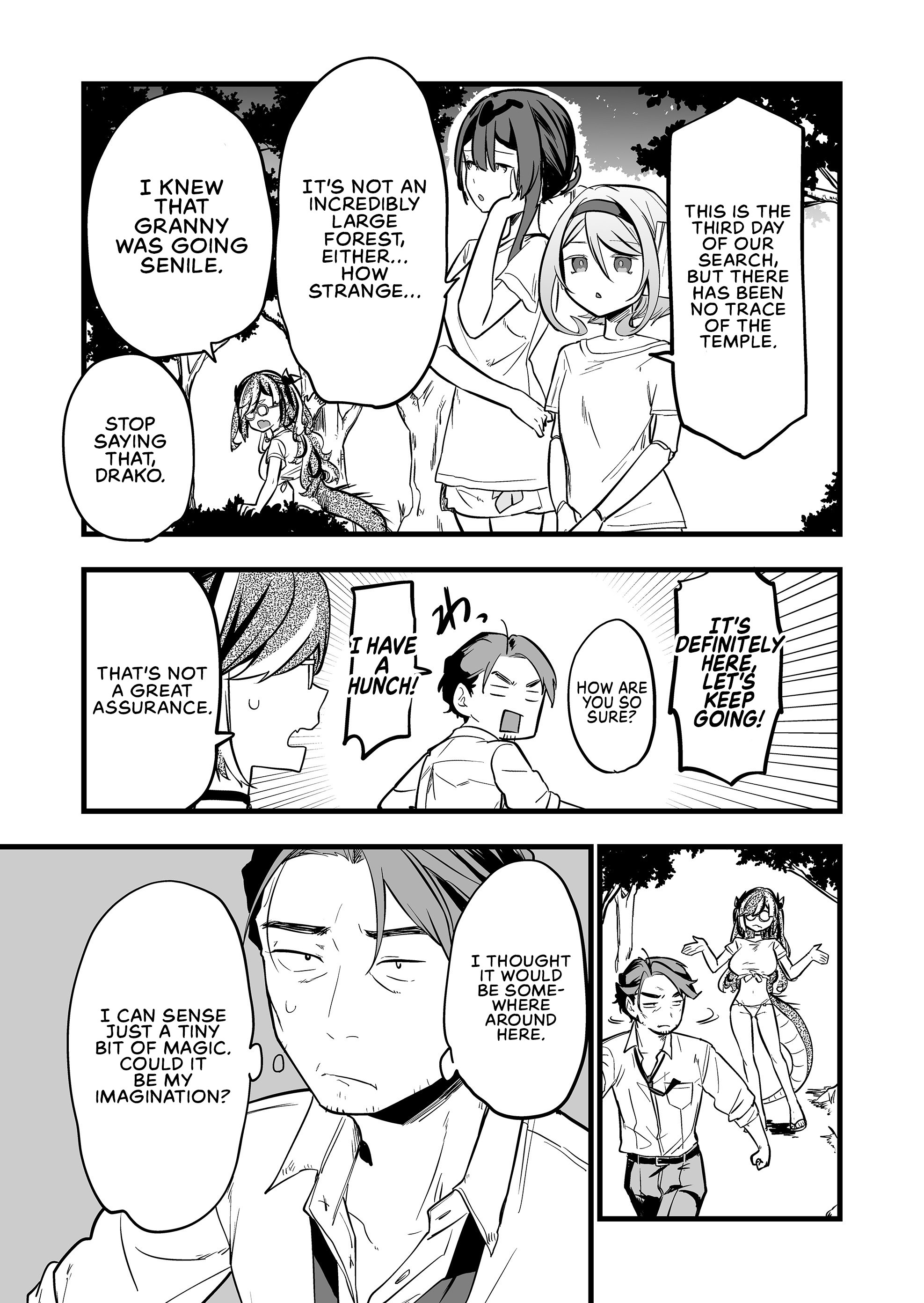 Halaman dari "Ano Toki Tasukete Itadaita Monster Musume desu." Isekai Ossan Kyoushi Totsuzen no Moteki ni Konwaku suru Chapter 47