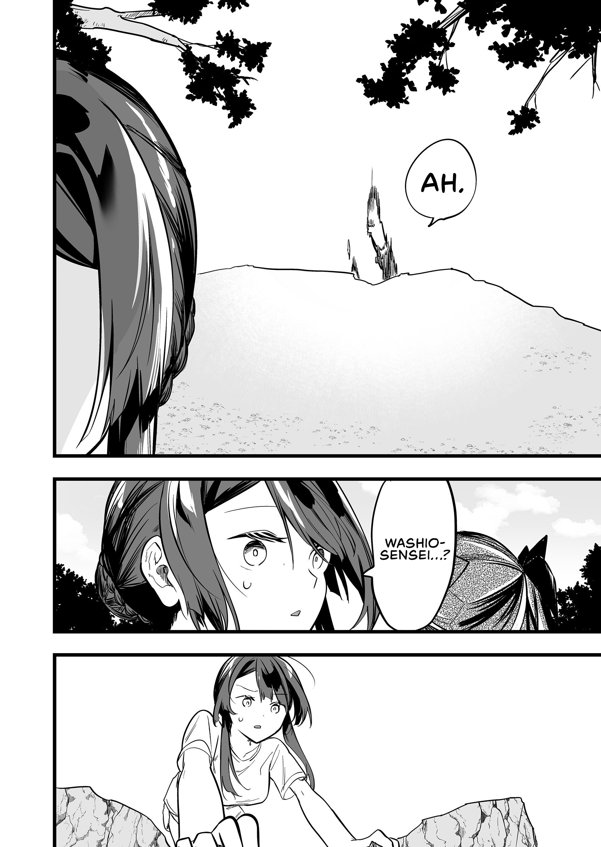 Halaman dari "Ano Toki Tasukete Itadaita Monster Musume desu." Isekai Ossan Kyoushi Totsuzen no Moteki ni Konwaku suru Chapter 47