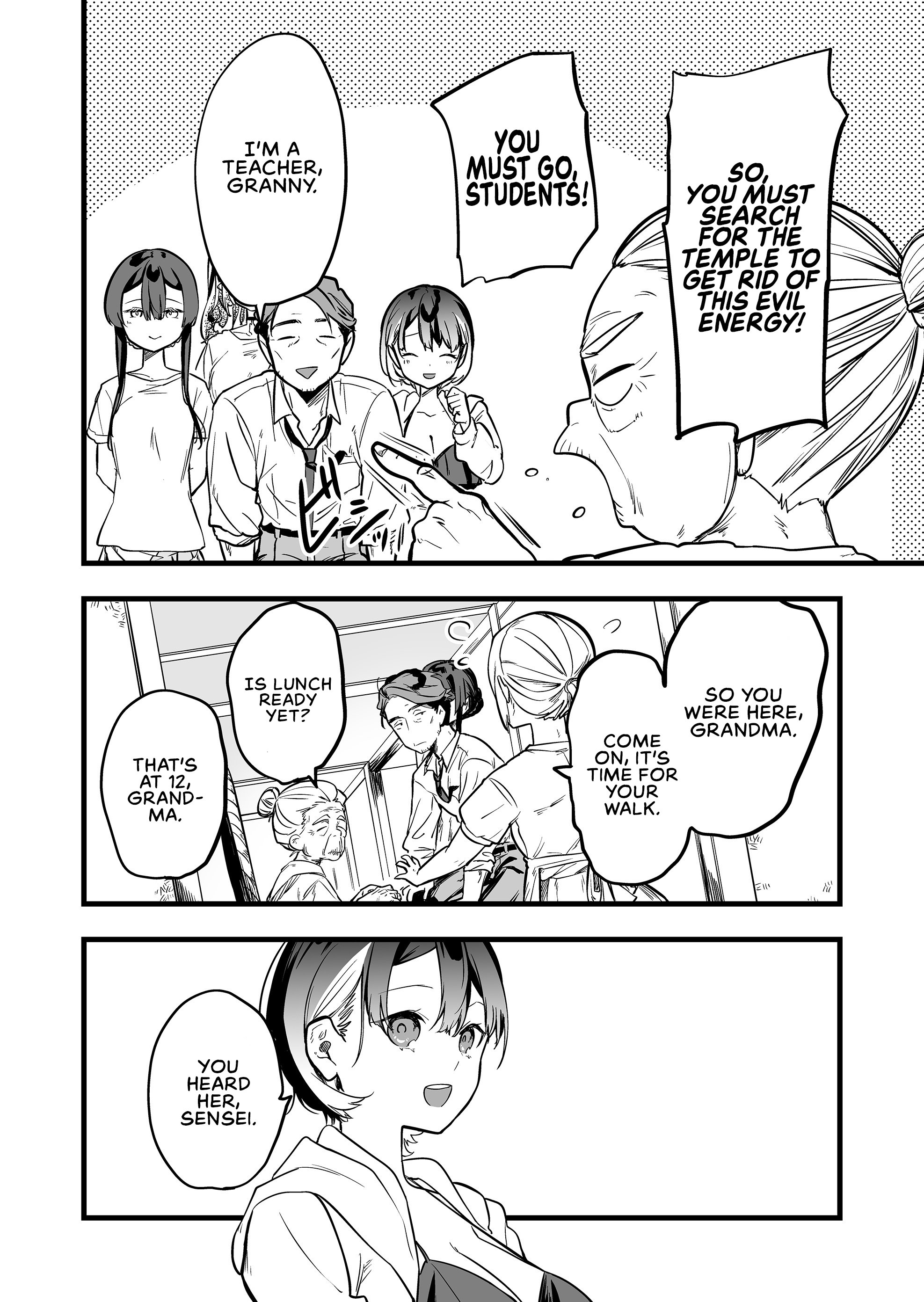 Halaman dari "Ano Toki Tasukete Itadaita Monster Musume desu." Isekai Ossan Kyoushi Totsuzen no Moteki ni Konwaku suru Chapter 47