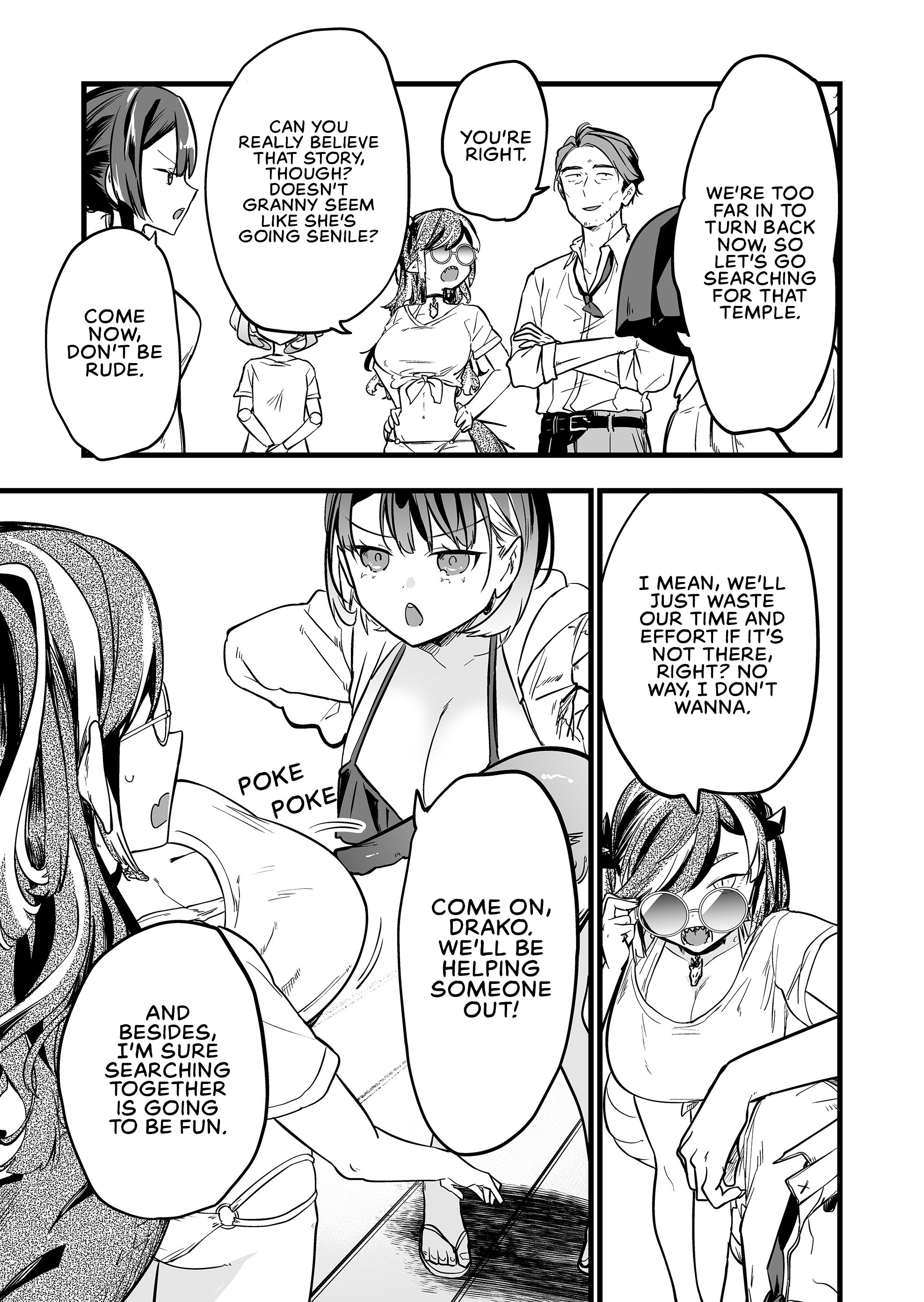 Halaman dari "Ano Toki Tasukete Itadaita Monster Musume desu." Isekai Ossan Kyoushi Totsuzen no Moteki ni Konwaku suru Chapter 47