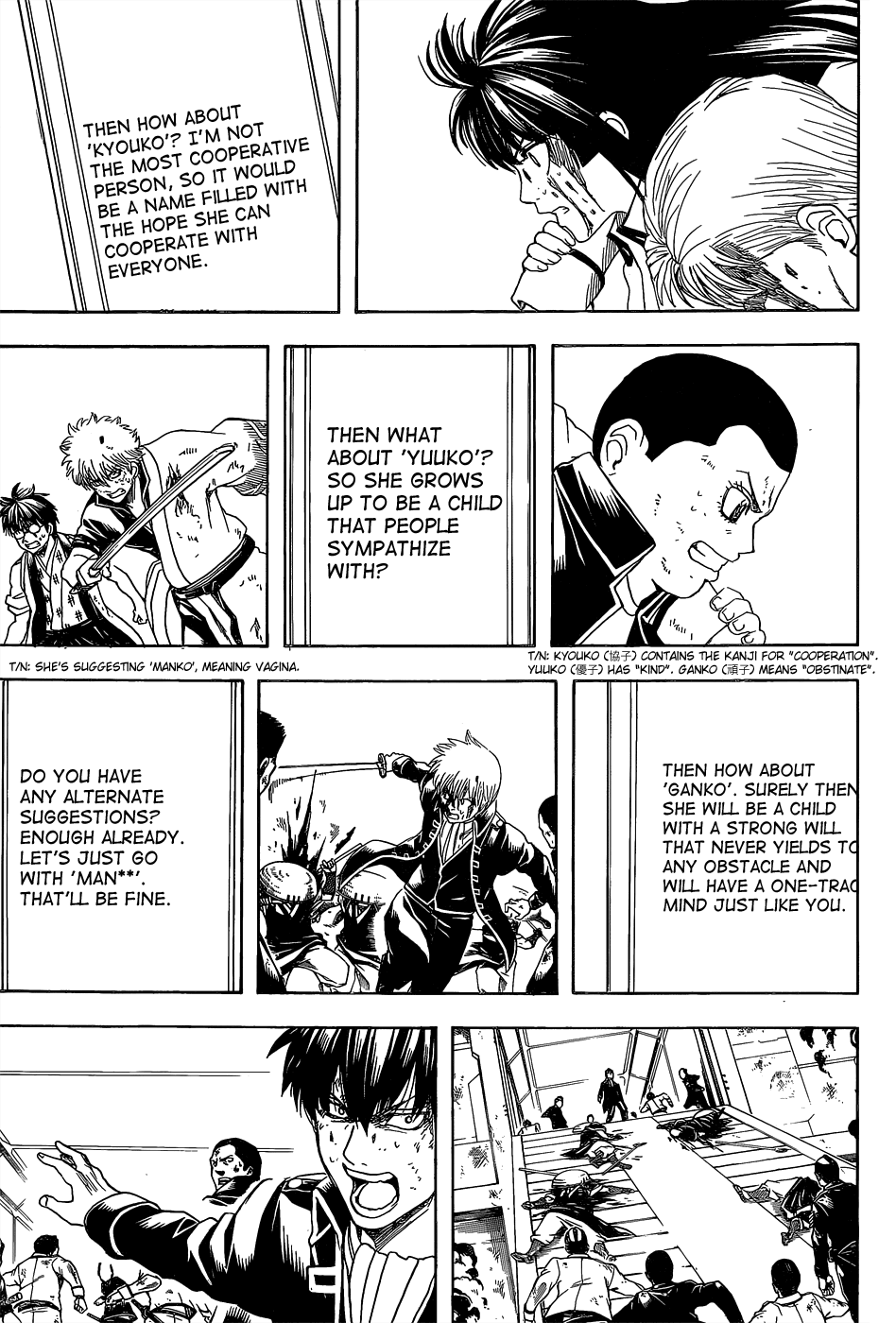 Halaman dari Gintama Chapter 549