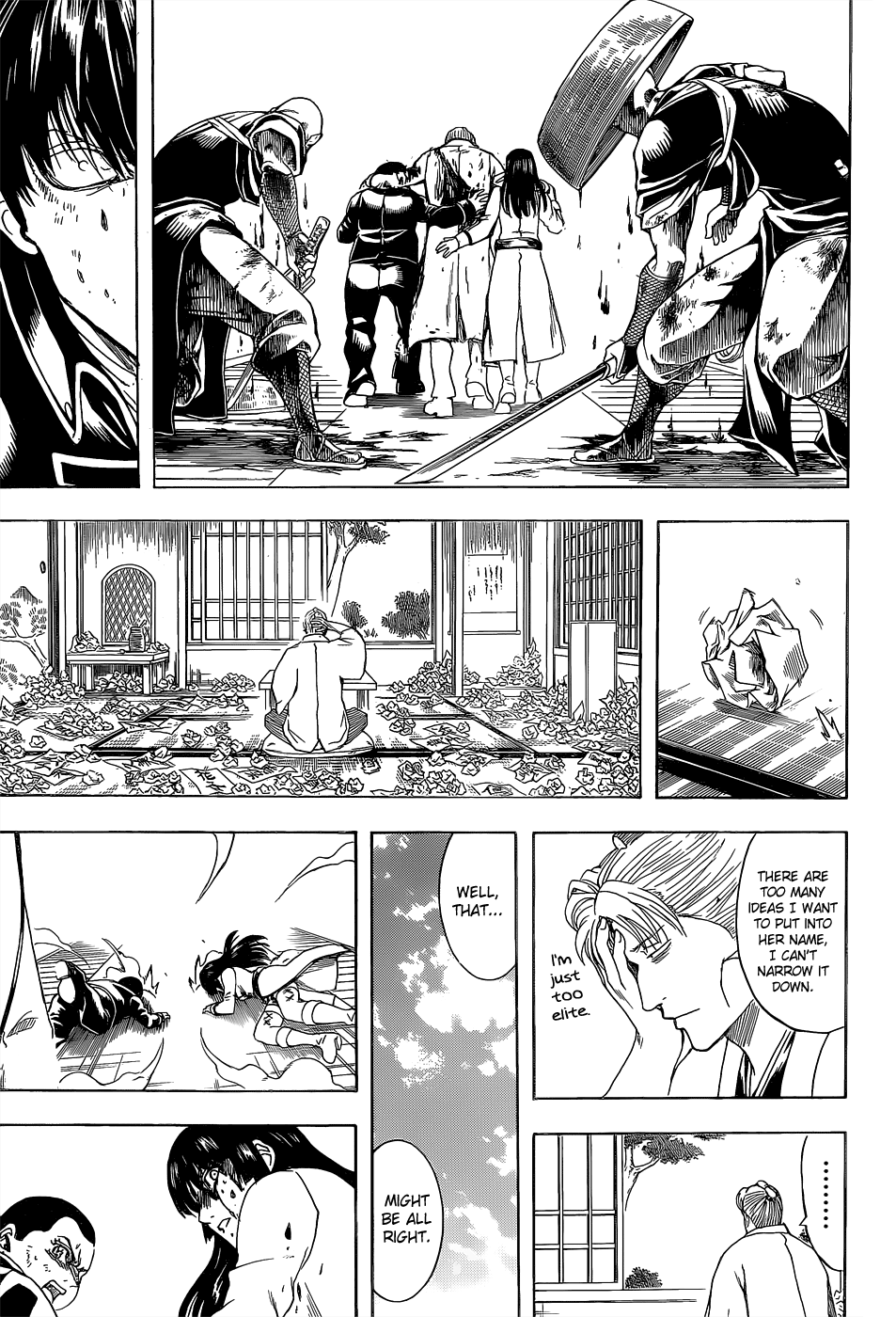 Halaman dari Gintama Chapter 549